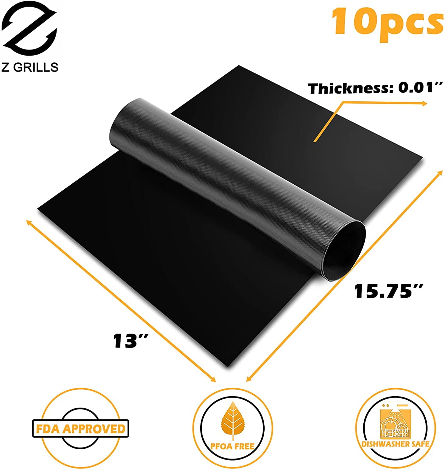 Z GRILLS ACC-BGM10P01 Grill-Mats - View #2