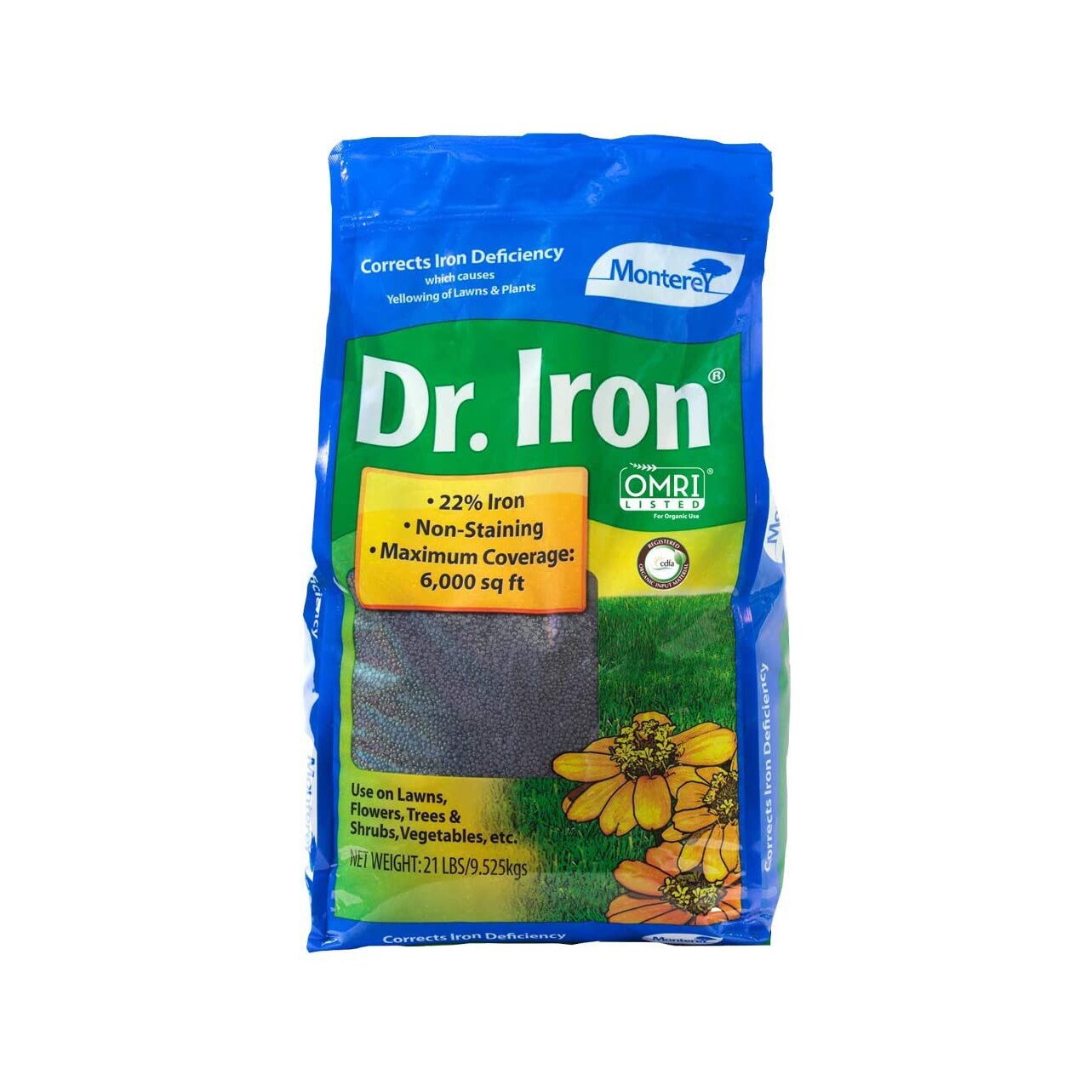 Monterey Dr. Iron 21 lb. Organic Lawn Pellets