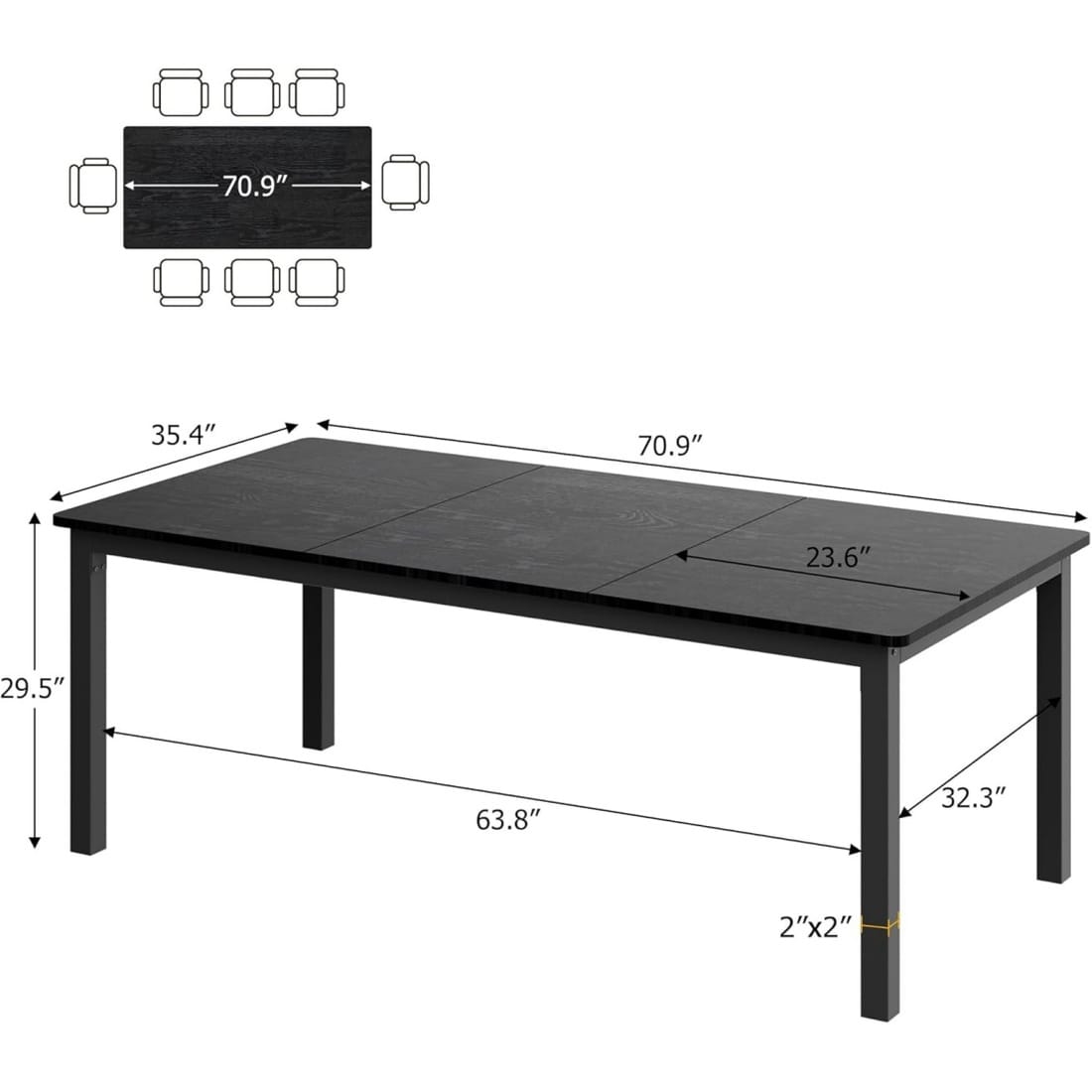 Aoile XH26081148 Dining-Tables - View #4