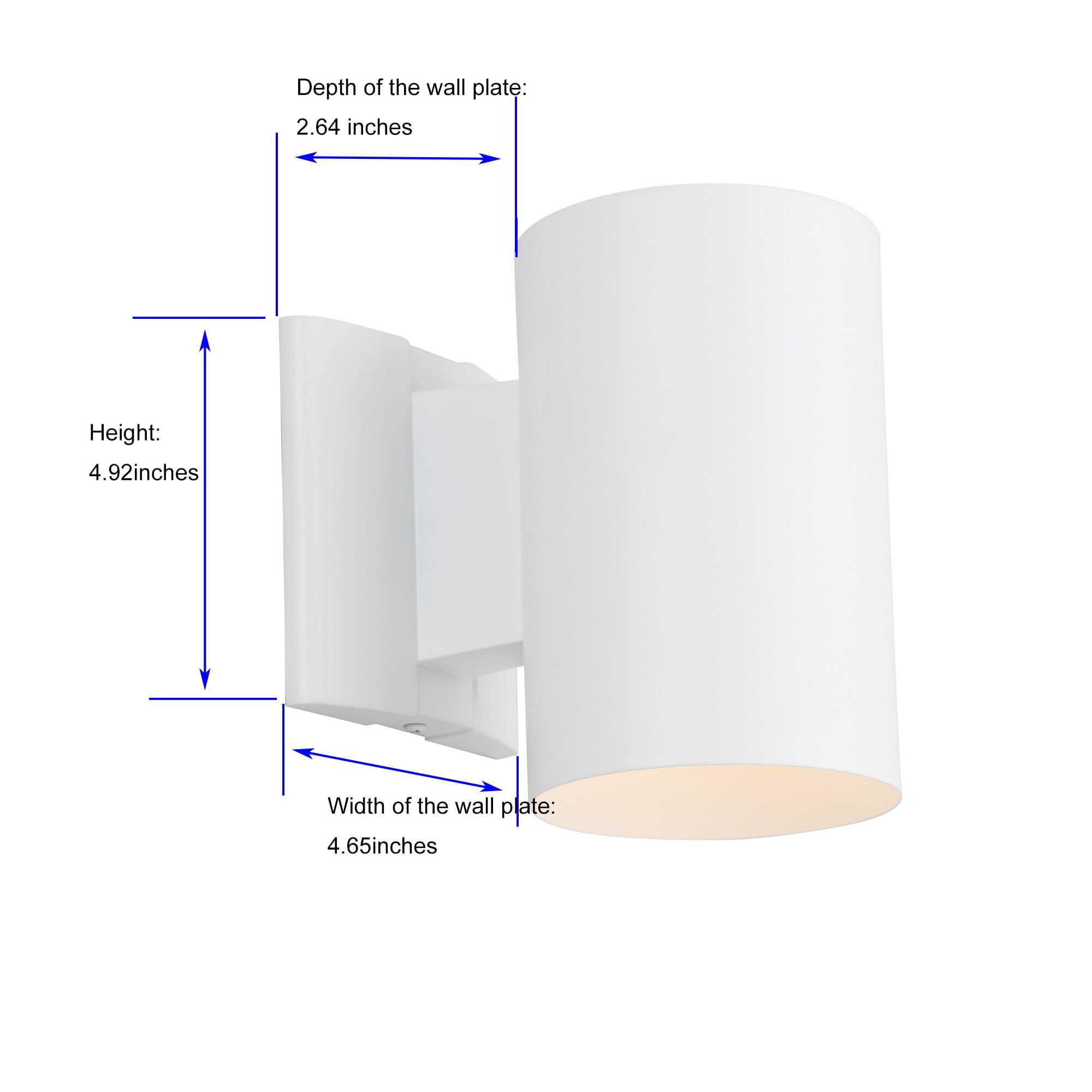 Project Source IJC1691H-3 WH Outdoor-Wall-Lighting - View #5