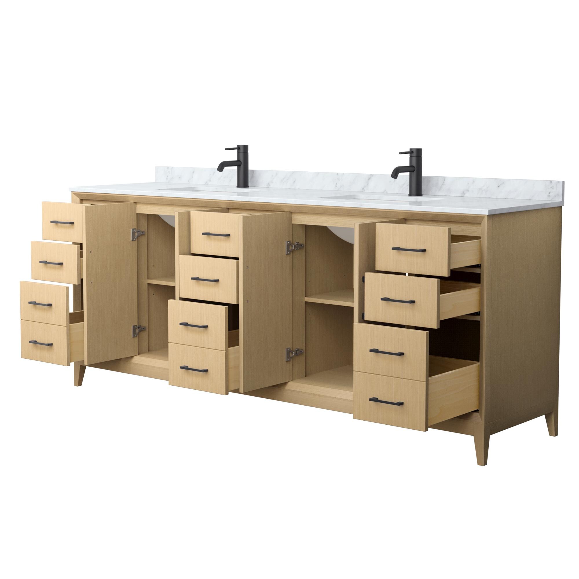 Wyndham Collection WCH757584DHBCMUNSMXX Bath-Vanity-Combo - View #2