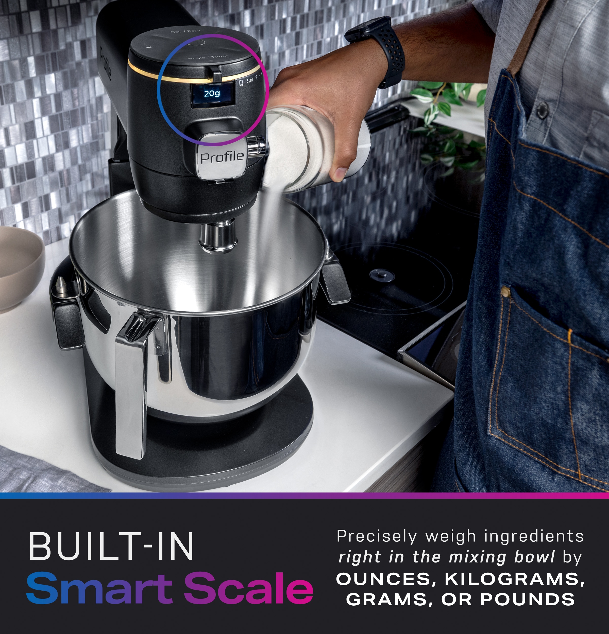 GE P8MSASS6TGW Stand-Mixers - View #4