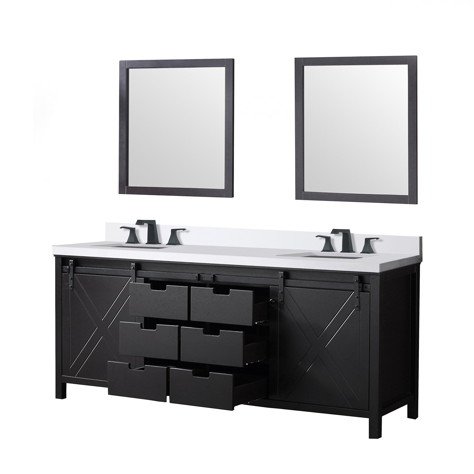 Lexora LVM80DC311 Bath-Vanity-Combo - View #3