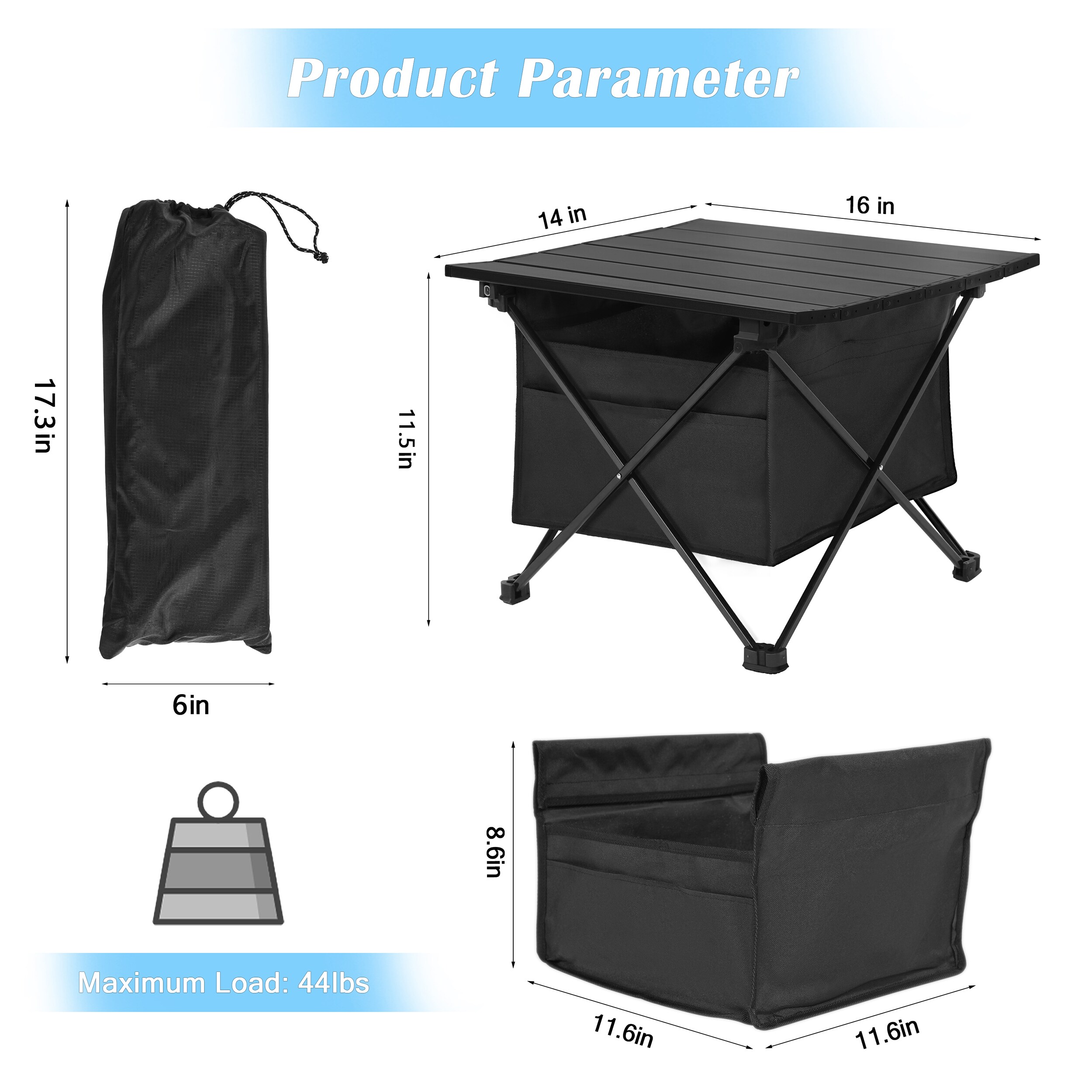 Kahomvis DHS-QPW1-211 Picnic-Tables - View #4