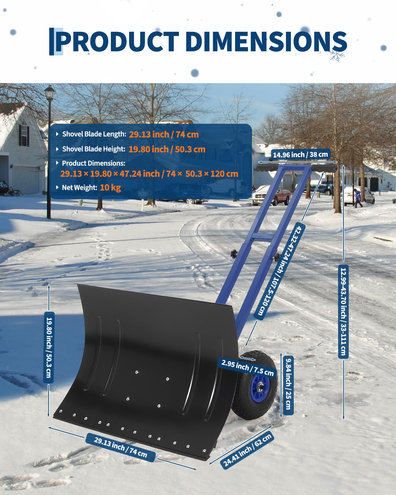 IdealHouse WEHHZ-H6719TXWB9NC Snow-Shovels - View #7