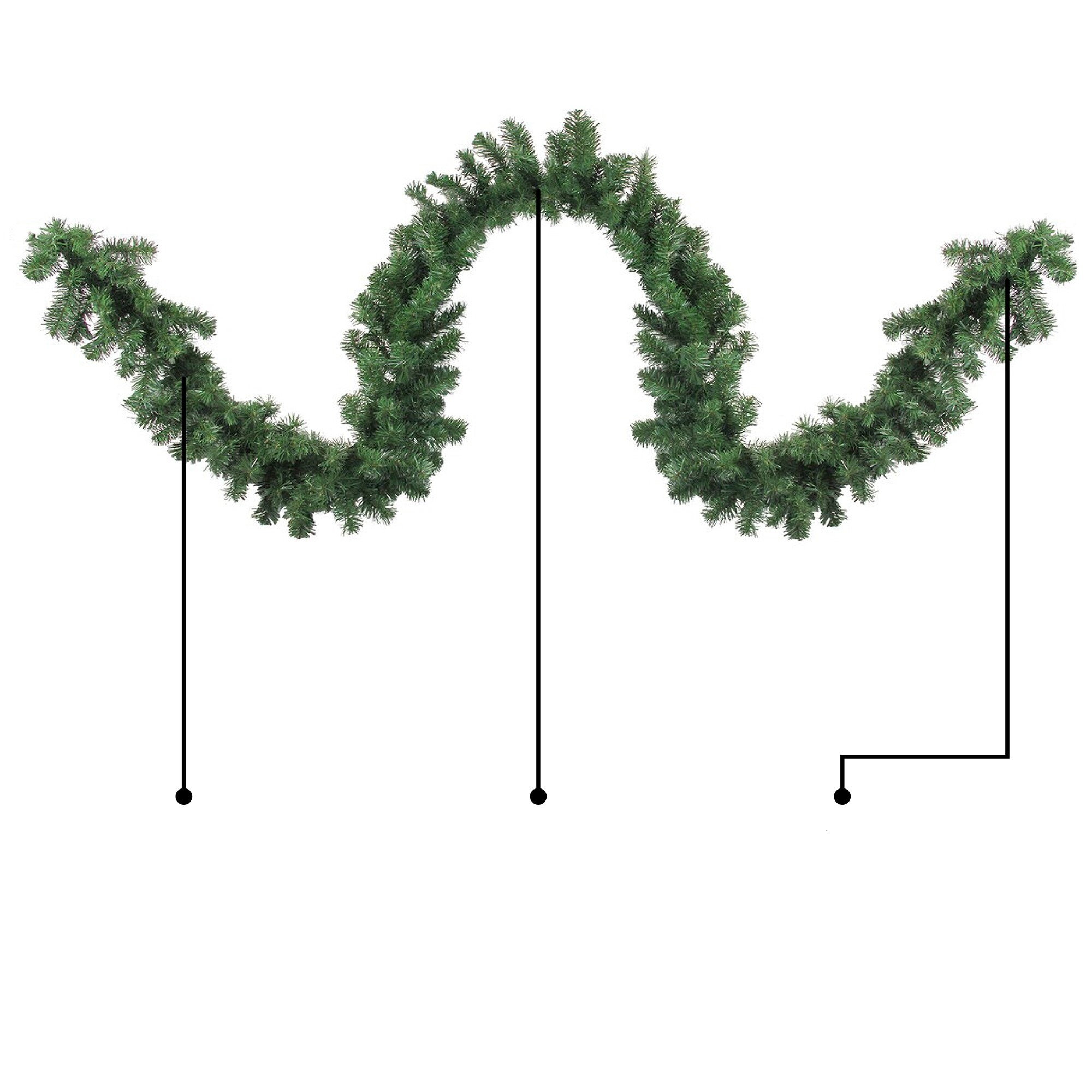 Northlight 32915330 Artificial-Christmas-Garland - View #3