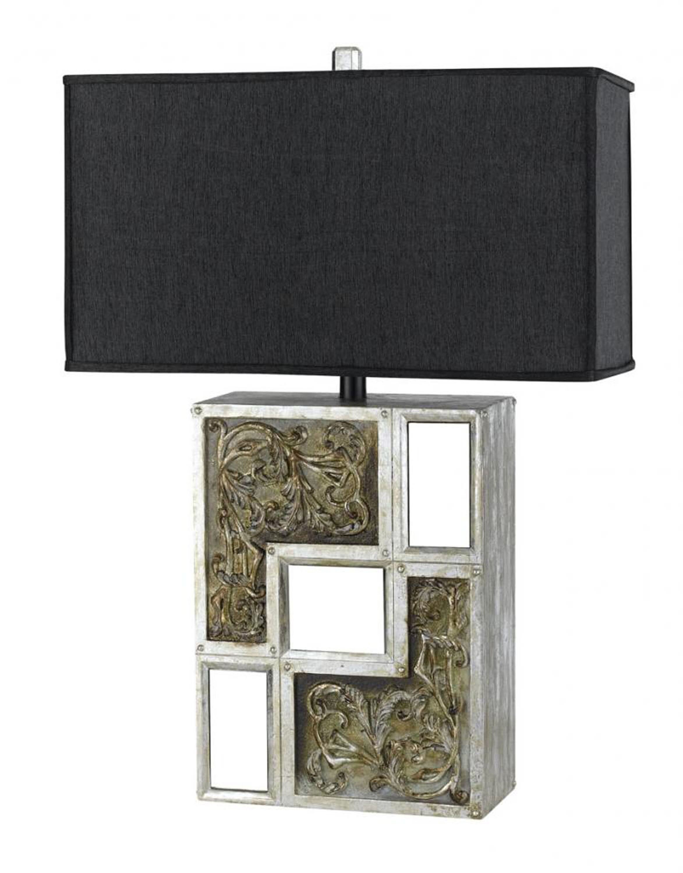  LW-SSBO-2087TB 9-in Taupe 3-way Table Lamp with Fabric Shade