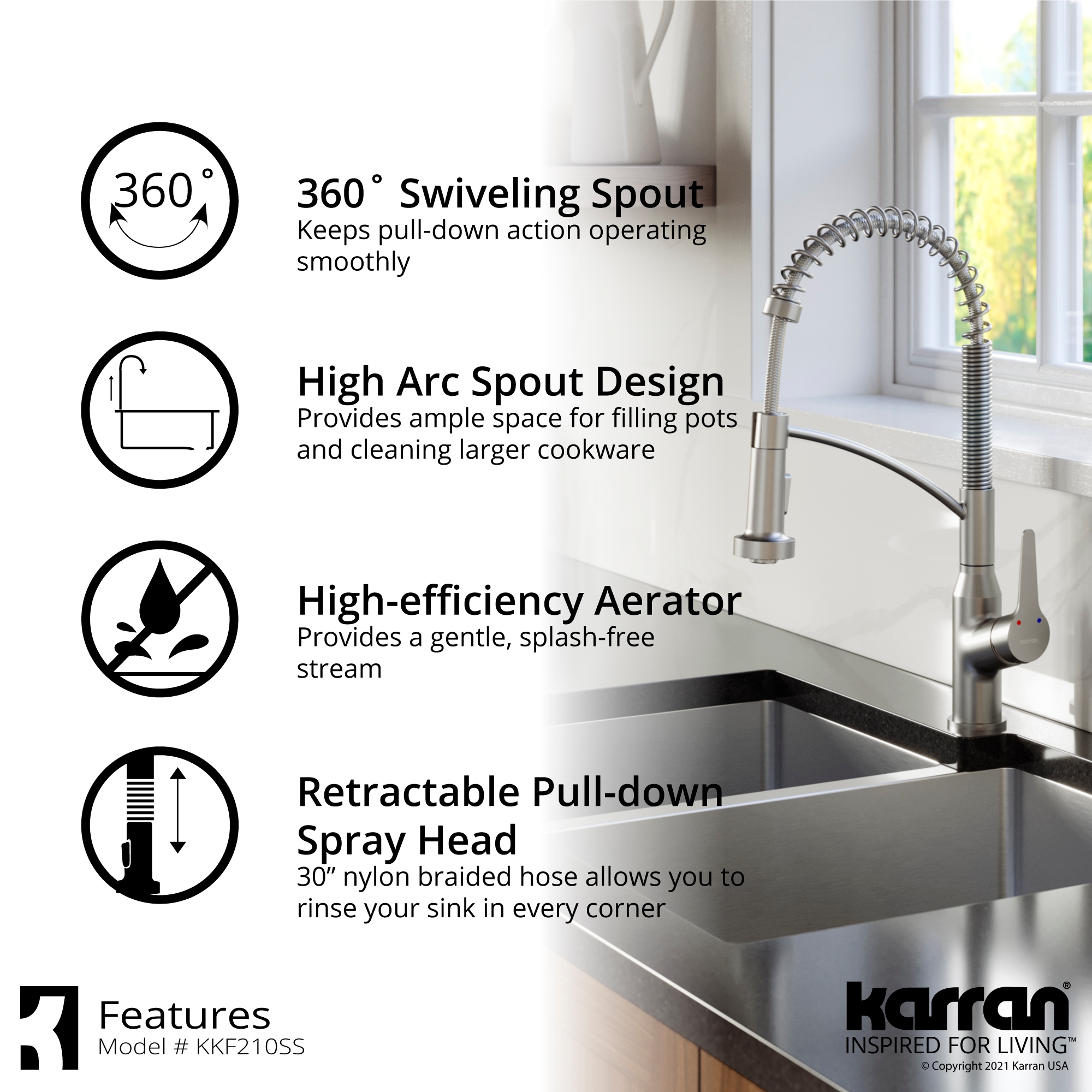 Karran KKF210SD35SS Kitchen-Faucets - View #5