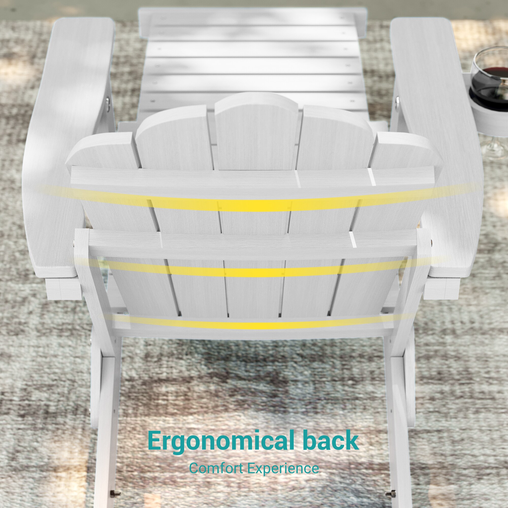 ACEGOSES LW-BAR-25-WT-2 Patio-Chairs - View #6