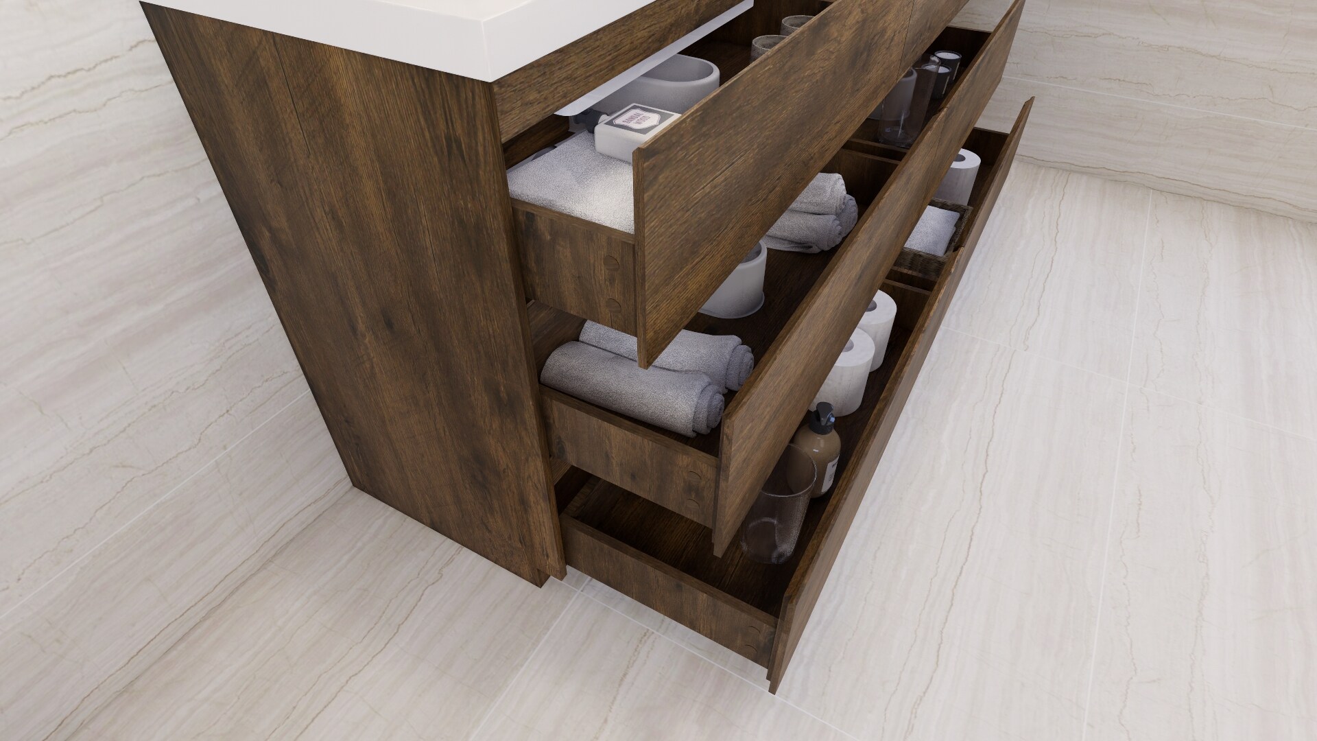 Moreno Bath MOA72D-RW Bath-Vanity-Combo - View #9