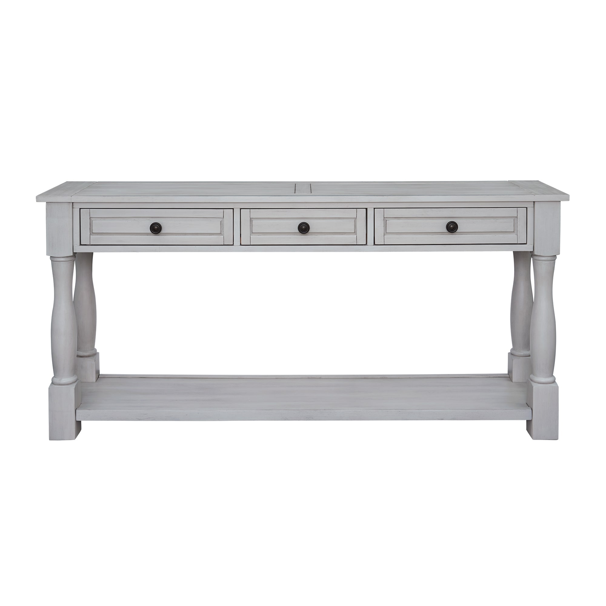 AHIOU HOME ZAAH-CT283708E Modern Gray Wash Console table