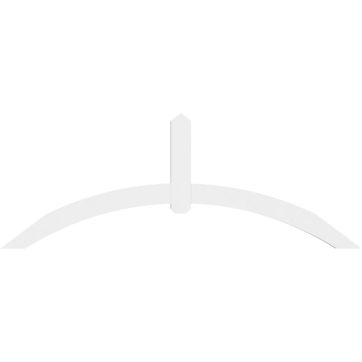 Ekena Millwork GBP072X27X0204ARC00 Exterior-Brackets-Braces - View #2