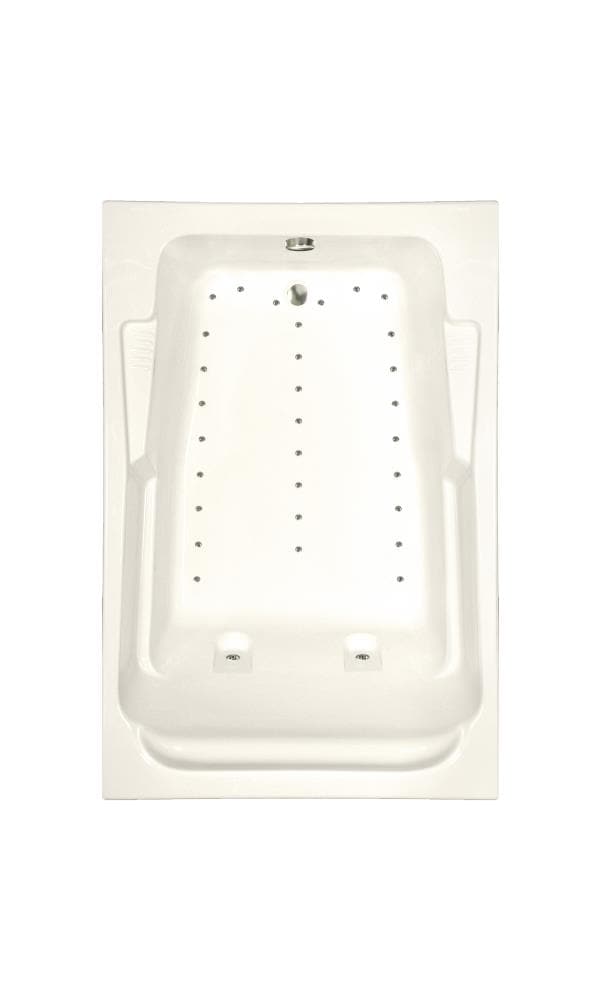 WaterTECH A7248 BISCUIT Designer 47.75-in x 71.75-in Biscuit Acrylic Drop-In Air Bath (Reversible Drain)