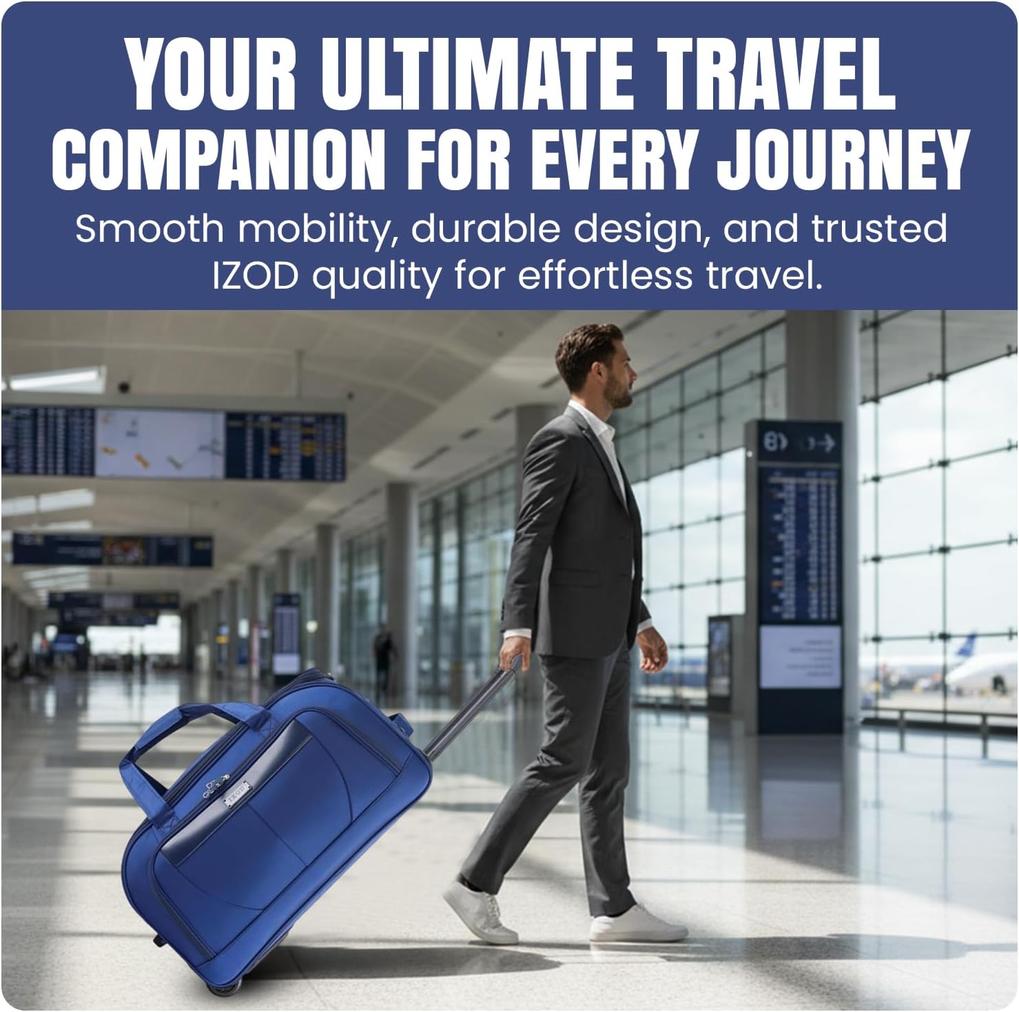 IZOD 121-NAVY Luggage-And-Luggage-Sets - View #7