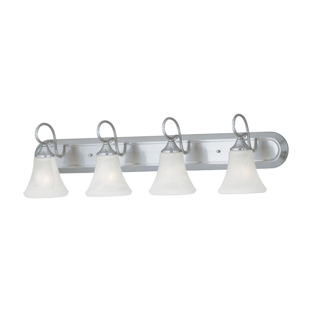 thomas lighting 4 light chrome wall vanity light