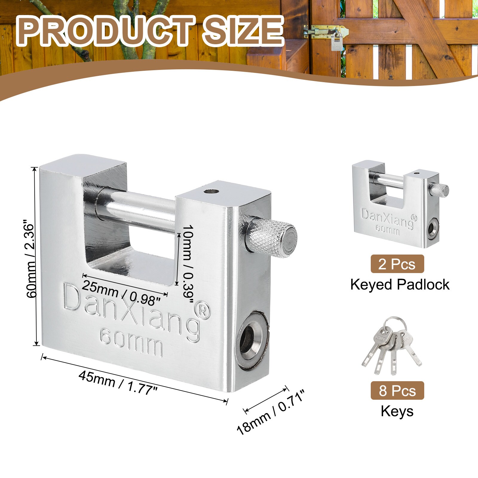 PATIKIL S26020200UX9856 Padlocks-Locks-Cables - View #2