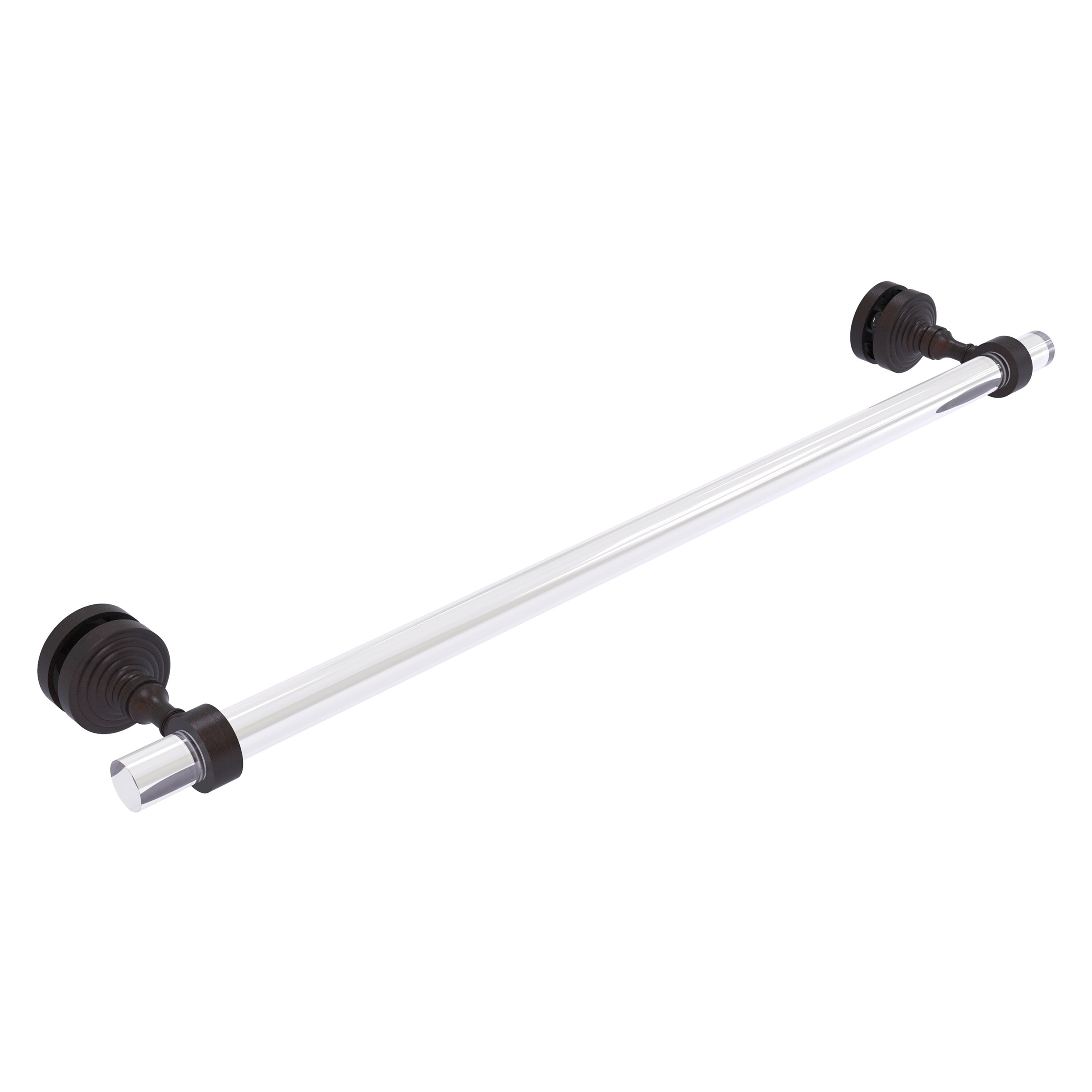 Allied Brass PG-41-SM-24-VB Pacific Grove 24-in Venetian Bronze Wall mount Single Towel Bar