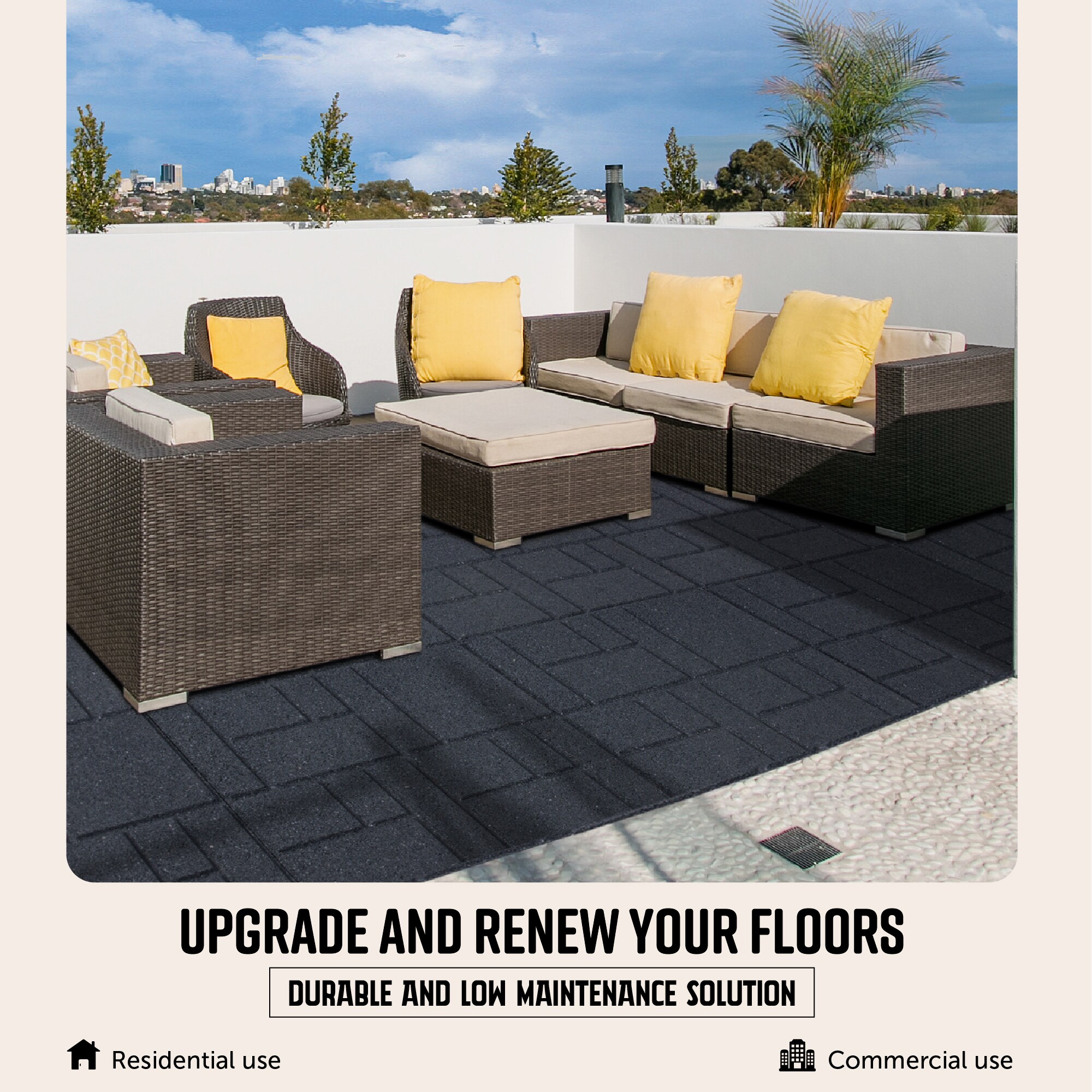 GroundSmart DCPVSQ16ILDG9 Patio-Stone-Pavers - View #5