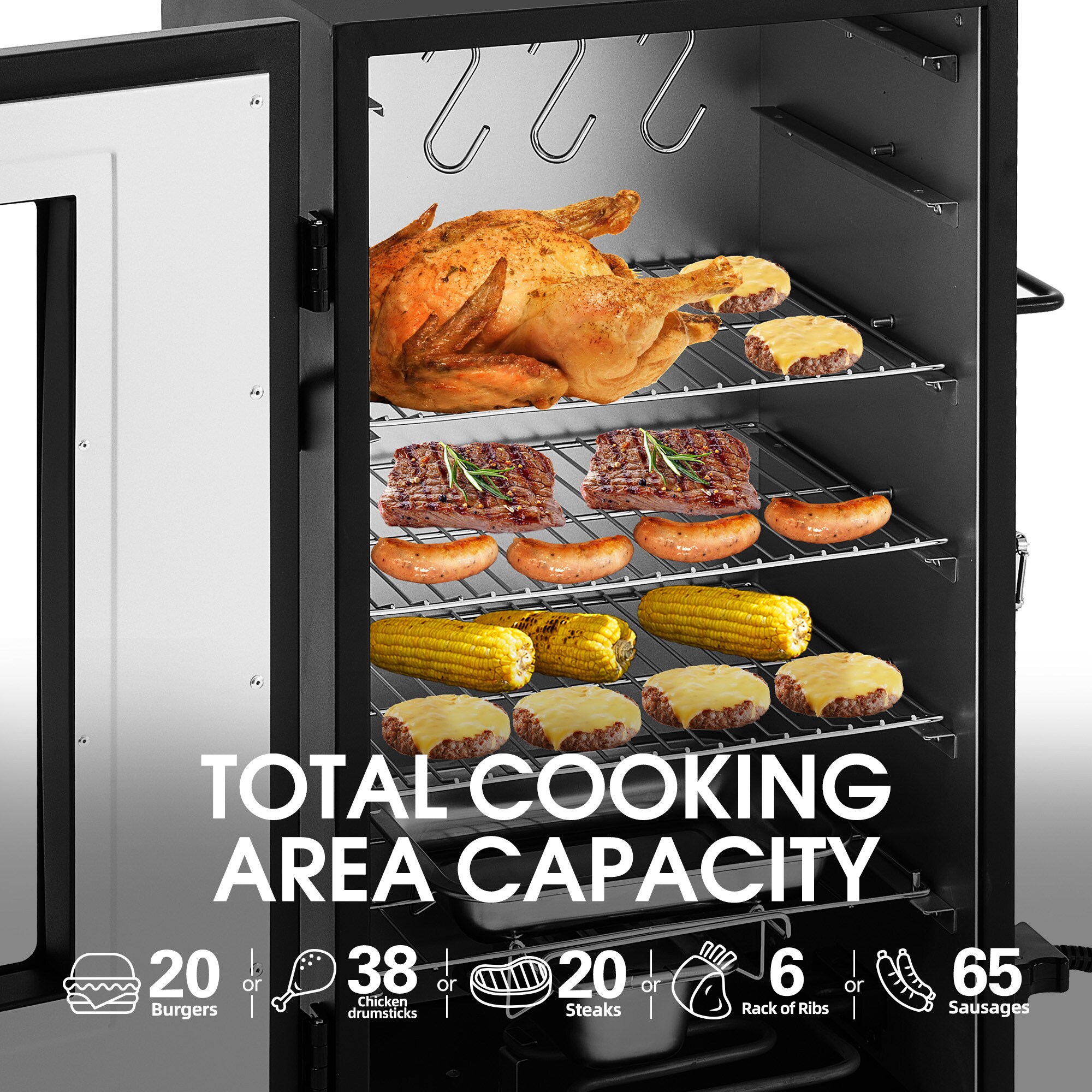 Royal Gourmet SE2806 Electric-Vertical-Smokers - View #5