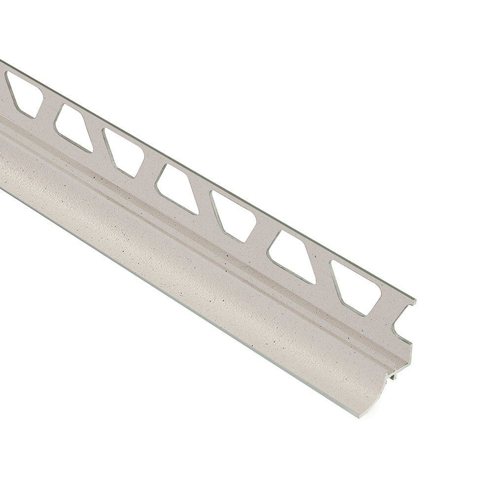 Schluter Systems AHKA150TSI Dilex-AHKA 0.563-in W x 98.5-in L Ivory textured color-coated aluminum Aluminum Cove base Tile Edge Trim