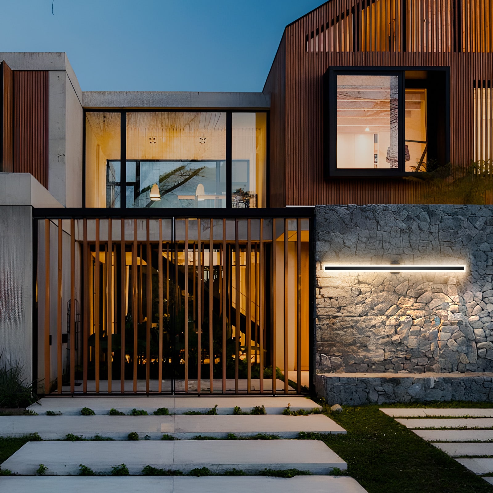 LamQee 06FTL0150EBK Outdoor-Wall-Lighting - View #5