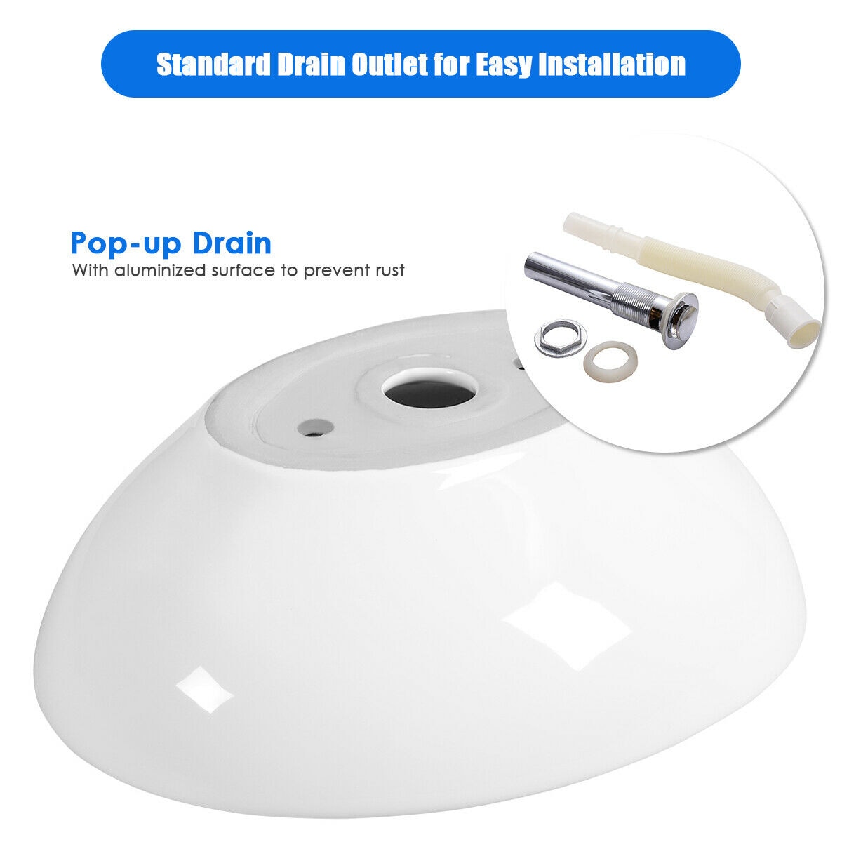 Costway BA7146 Bath-Sink - View #3