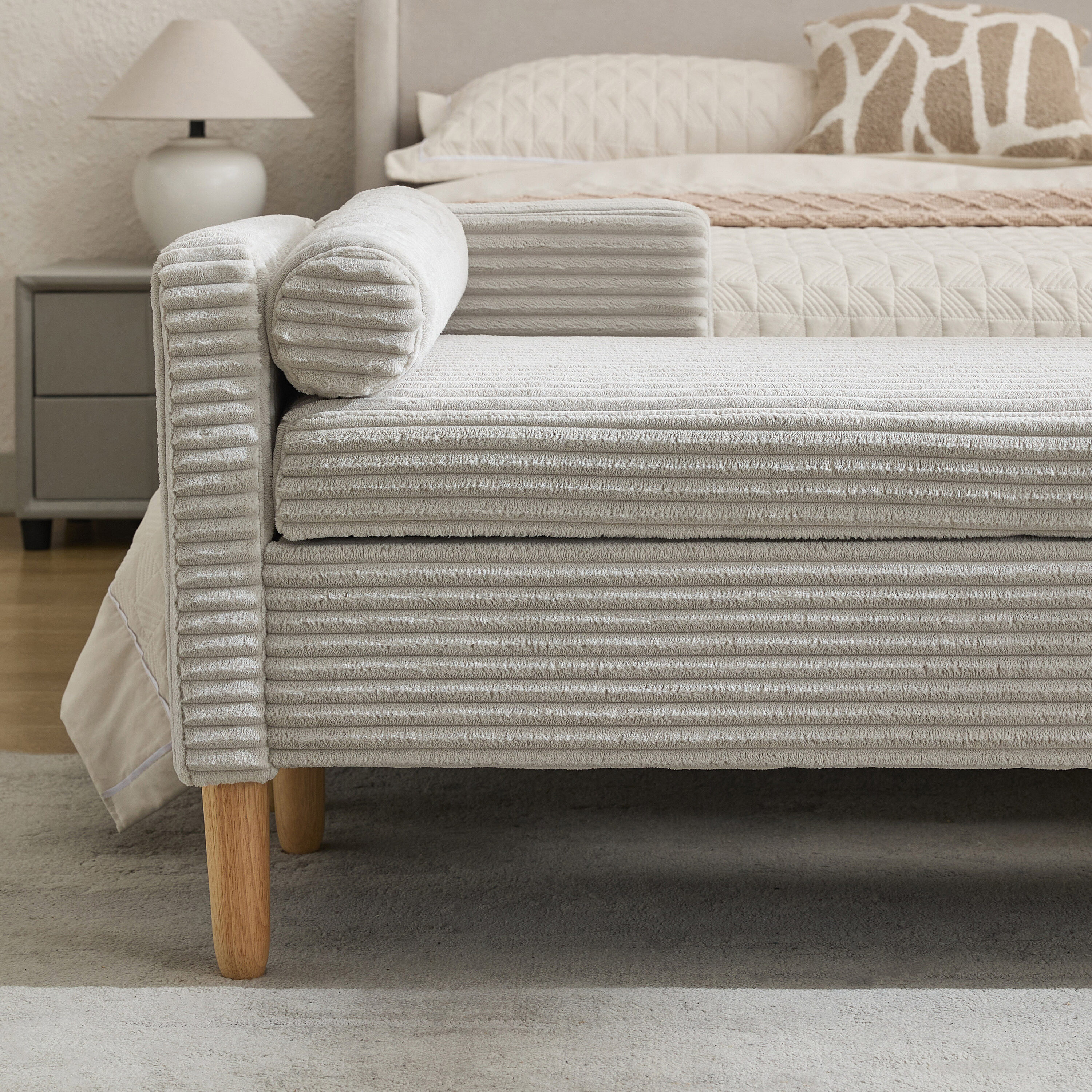 Hrinhom HC-S4112-LIGHT GRAY bench - View #7