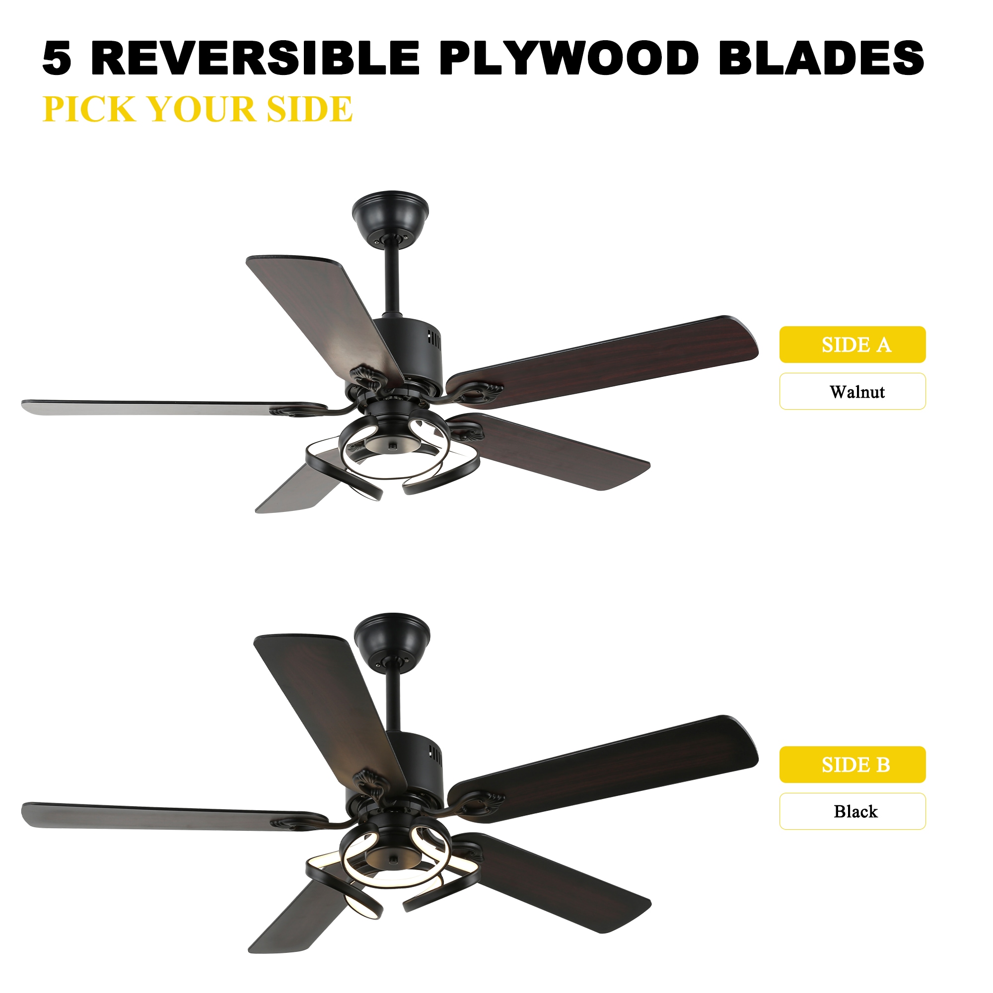 Oaks Decor DC5217OKEL-B Ceiling-Fans - View #12