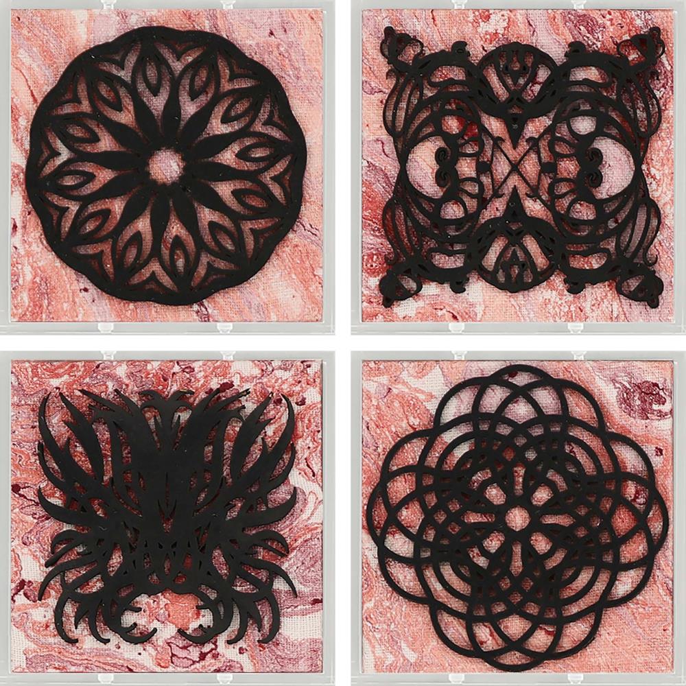 Paragon 13183 6-in H x 6-in W Scrollwork Wood Print