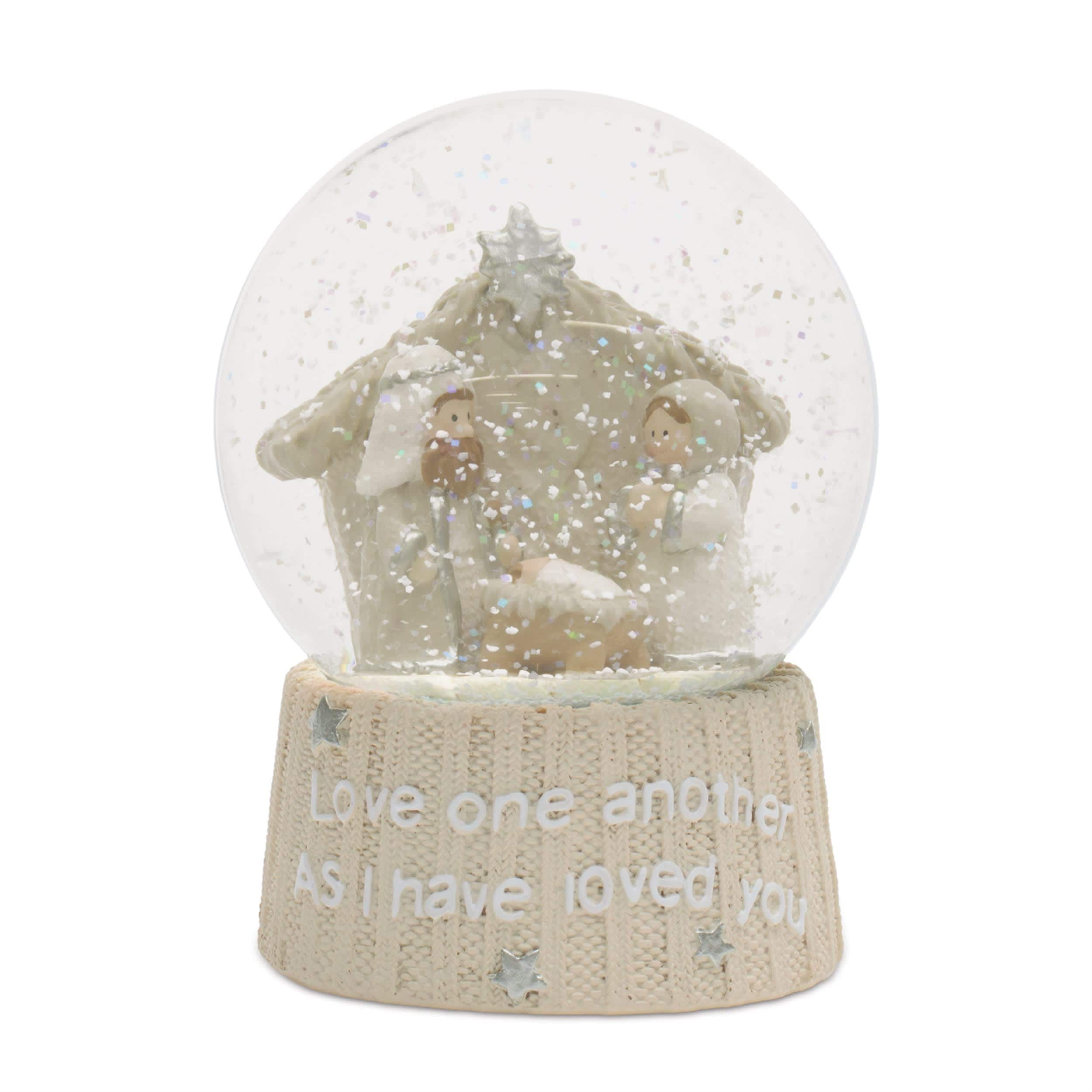 Melrose International Holy Family Nativity Snow Globe