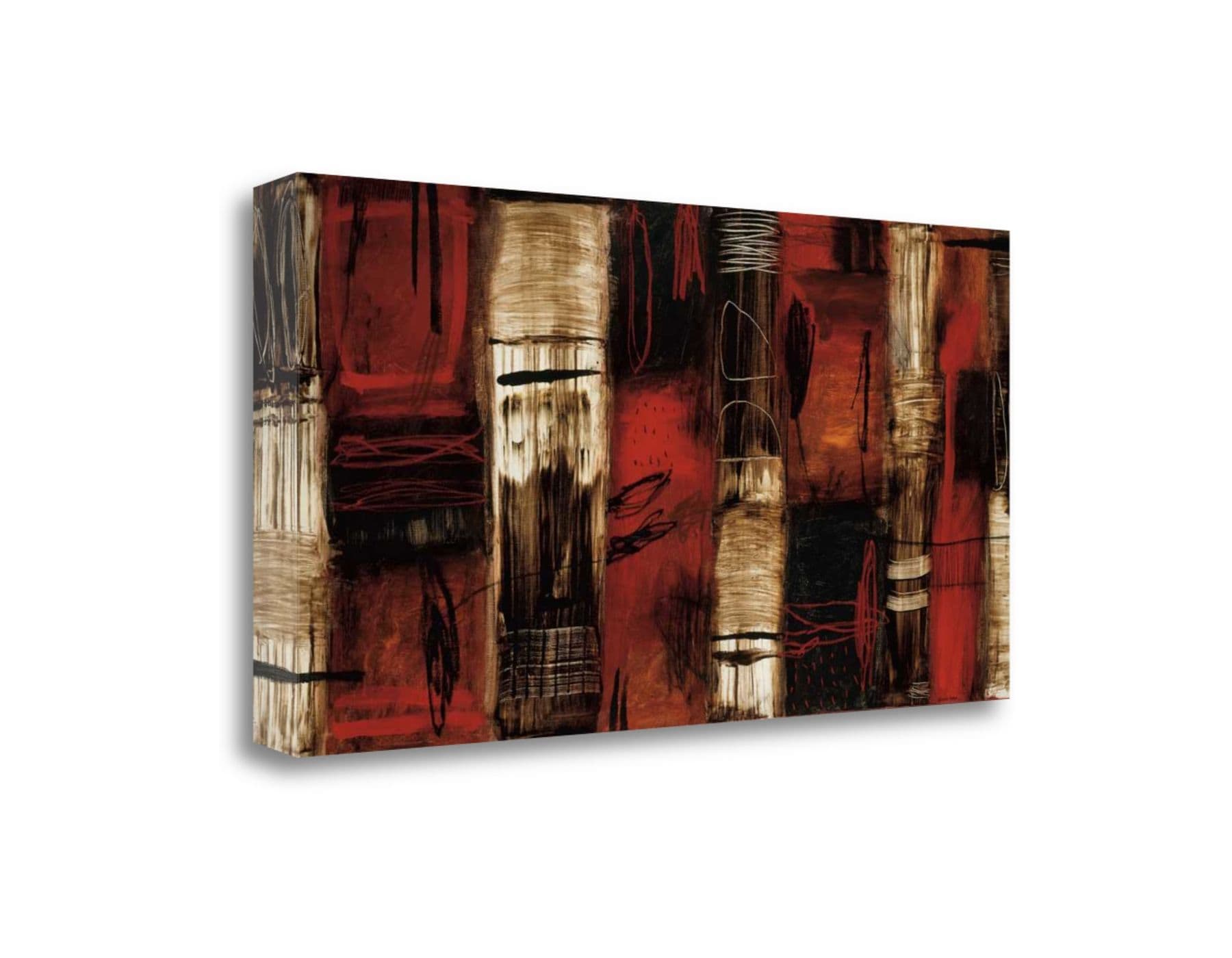 Tangletown Fine Art CAOWP102-4824C Remnants Wayde Owen 24-in H x 47-in W Abstract Print on Canvas