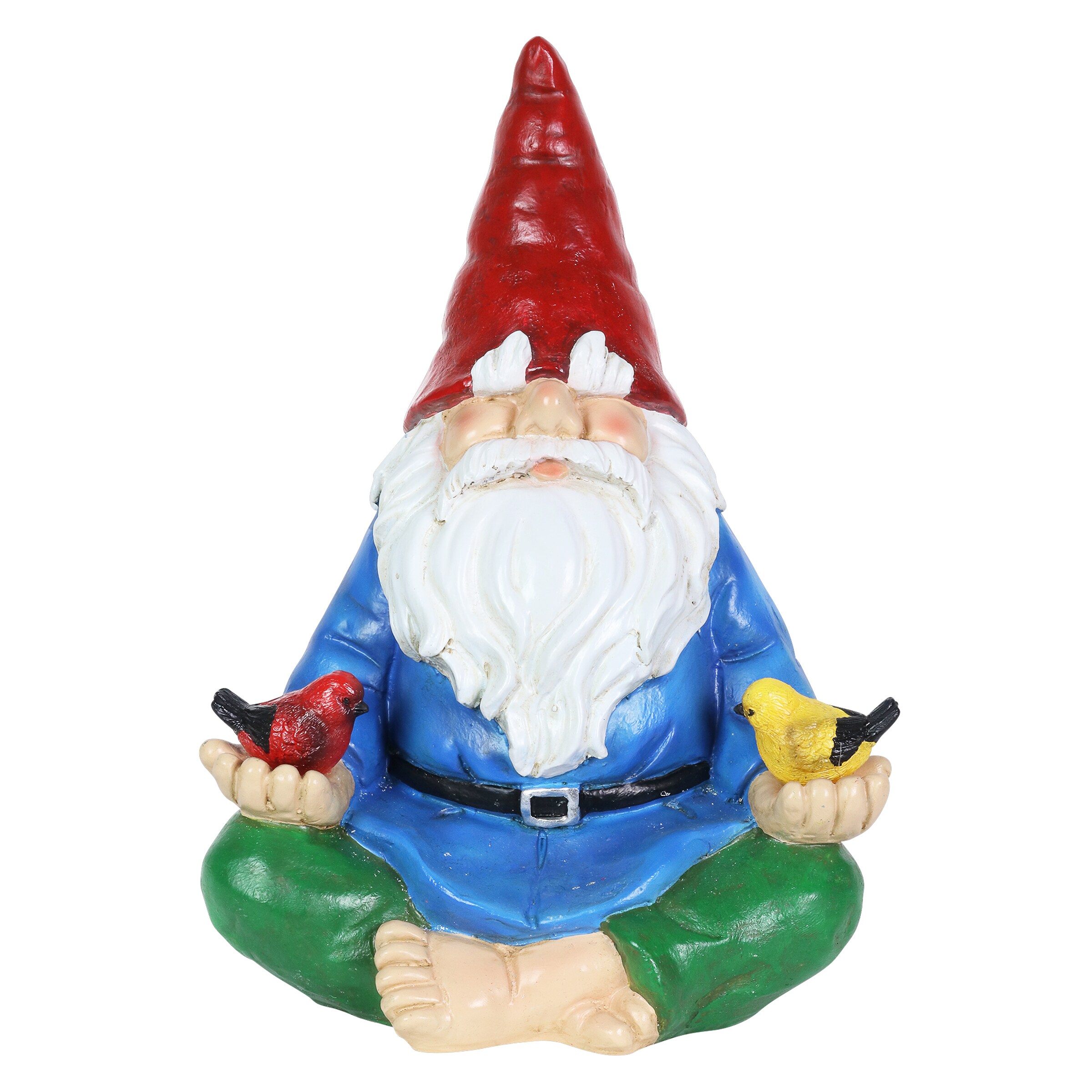Exhart 71646-RS 10.25-in H x 7.75-in W Multiple Colors/Finishes Gnome Garden Statue