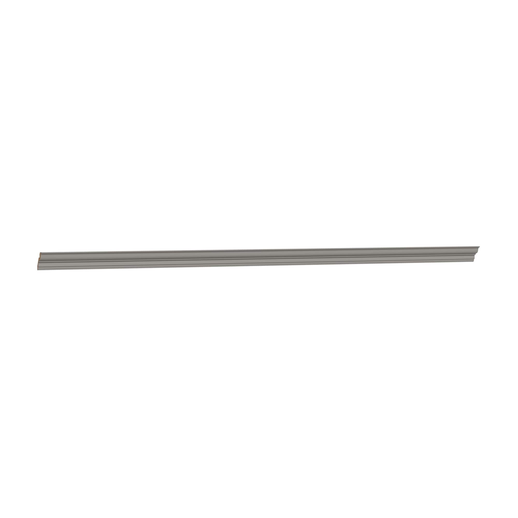 KraftMaid Momentum CCM8.NGG81 Deveron Cabinet Crown Moulding 96-in W x 3.125-in H x 2.4375-in D Pebble Grey Painted
