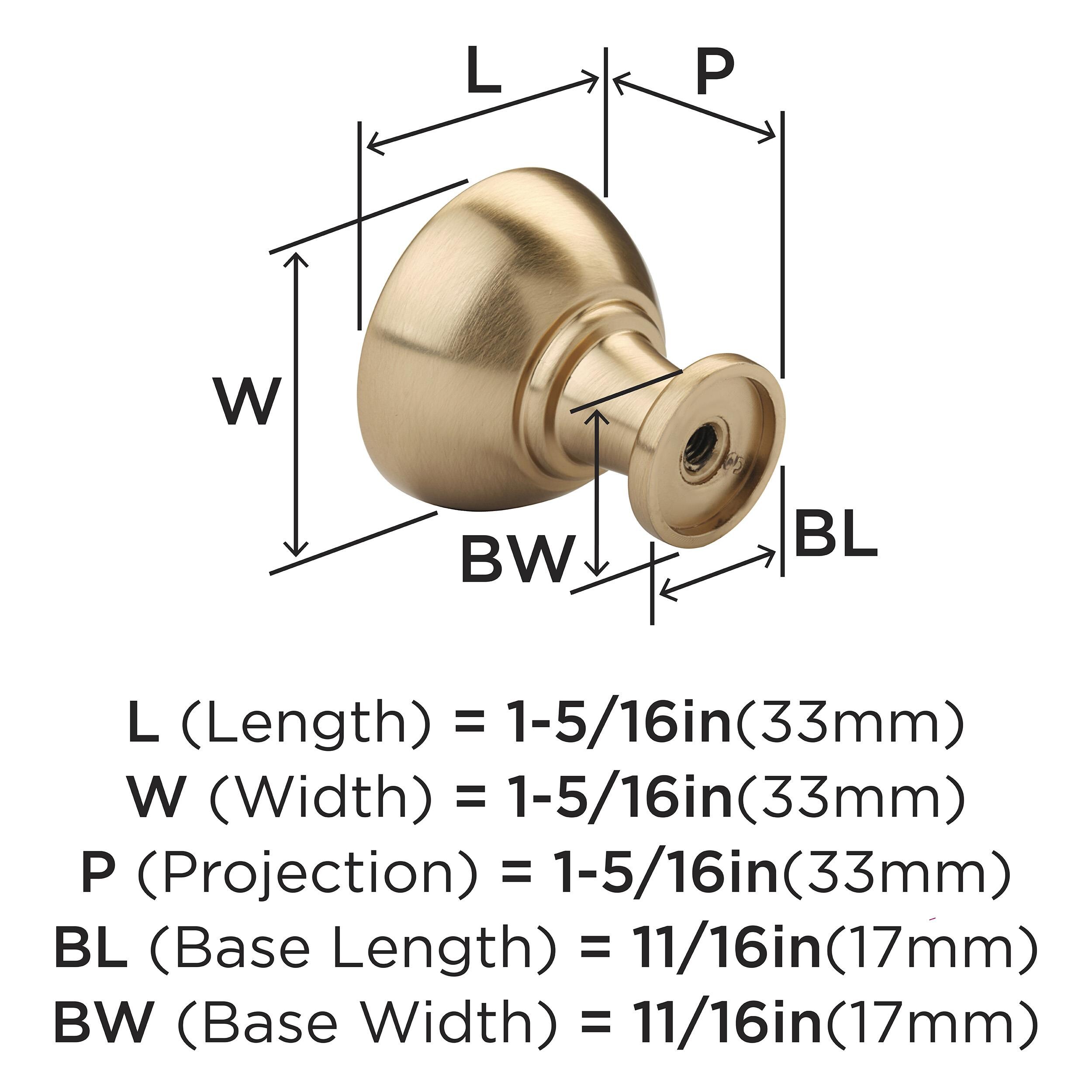 Amerock 10VMP37330CZ Cabinet-Knobs - View #4