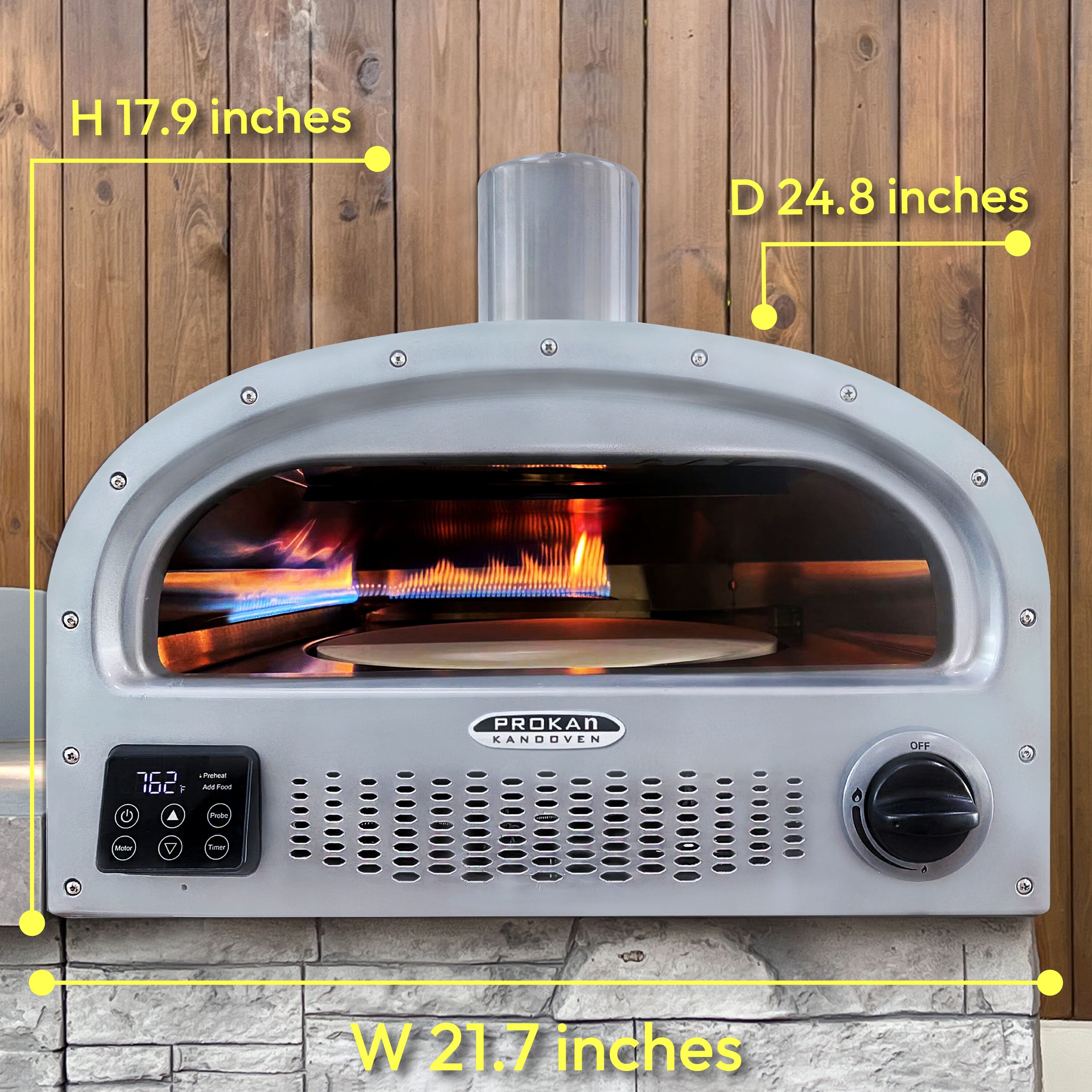 Prokan Grills KANO16LP-A Outdoor-Pizza-Ovens - View #2