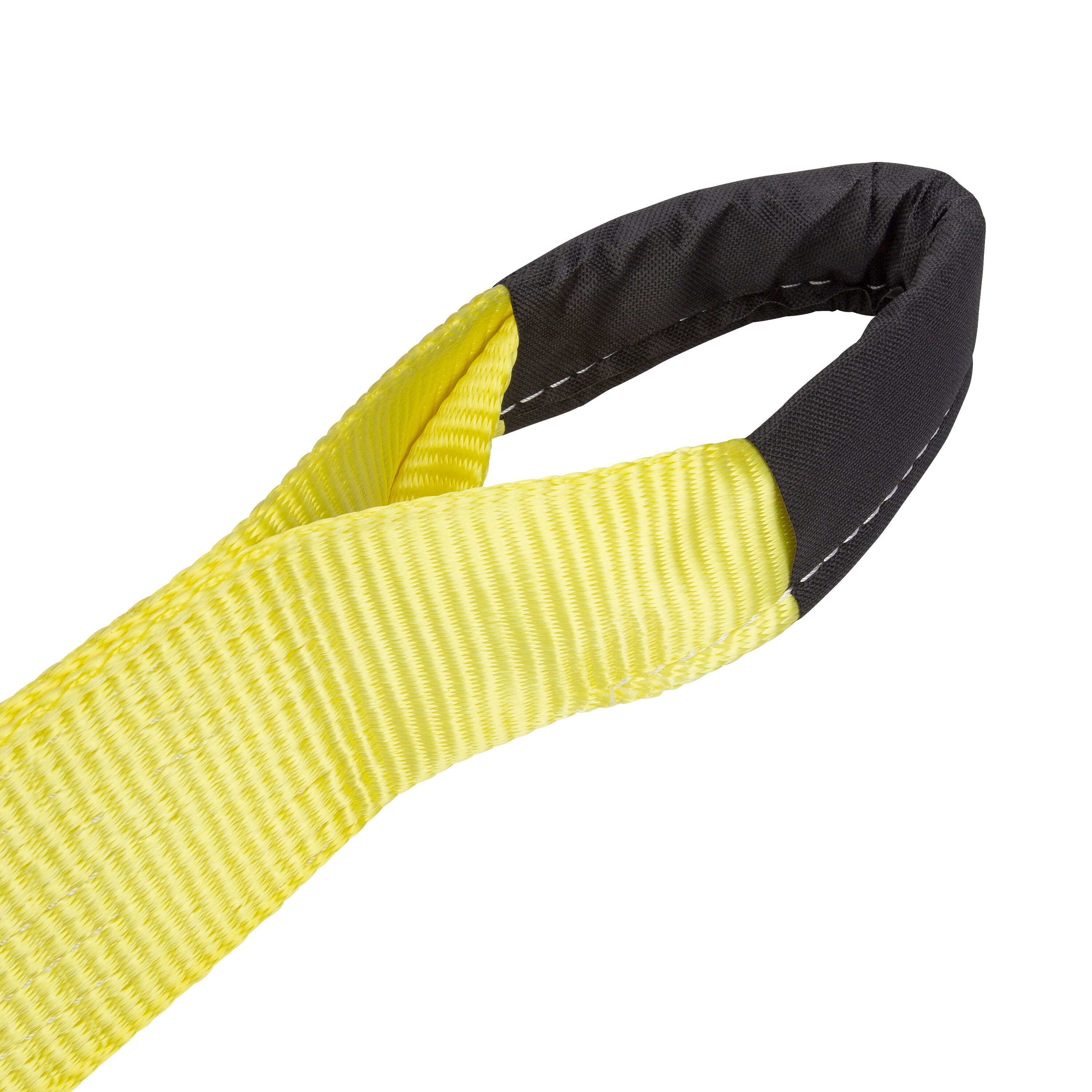Smart Straps 322824 Heavy Duty Recovery Tow Strap with Loop Ends - 30 ft. x 3 in., 7500 lbs Working Load - 22 500 lbs Breaking Strength - Yellow