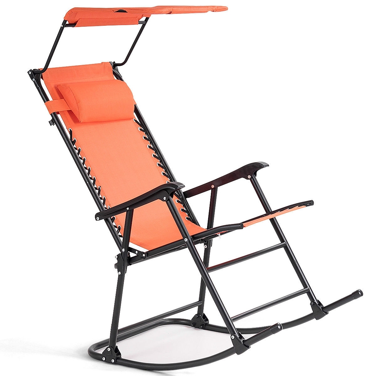 orange zero gravity loungers