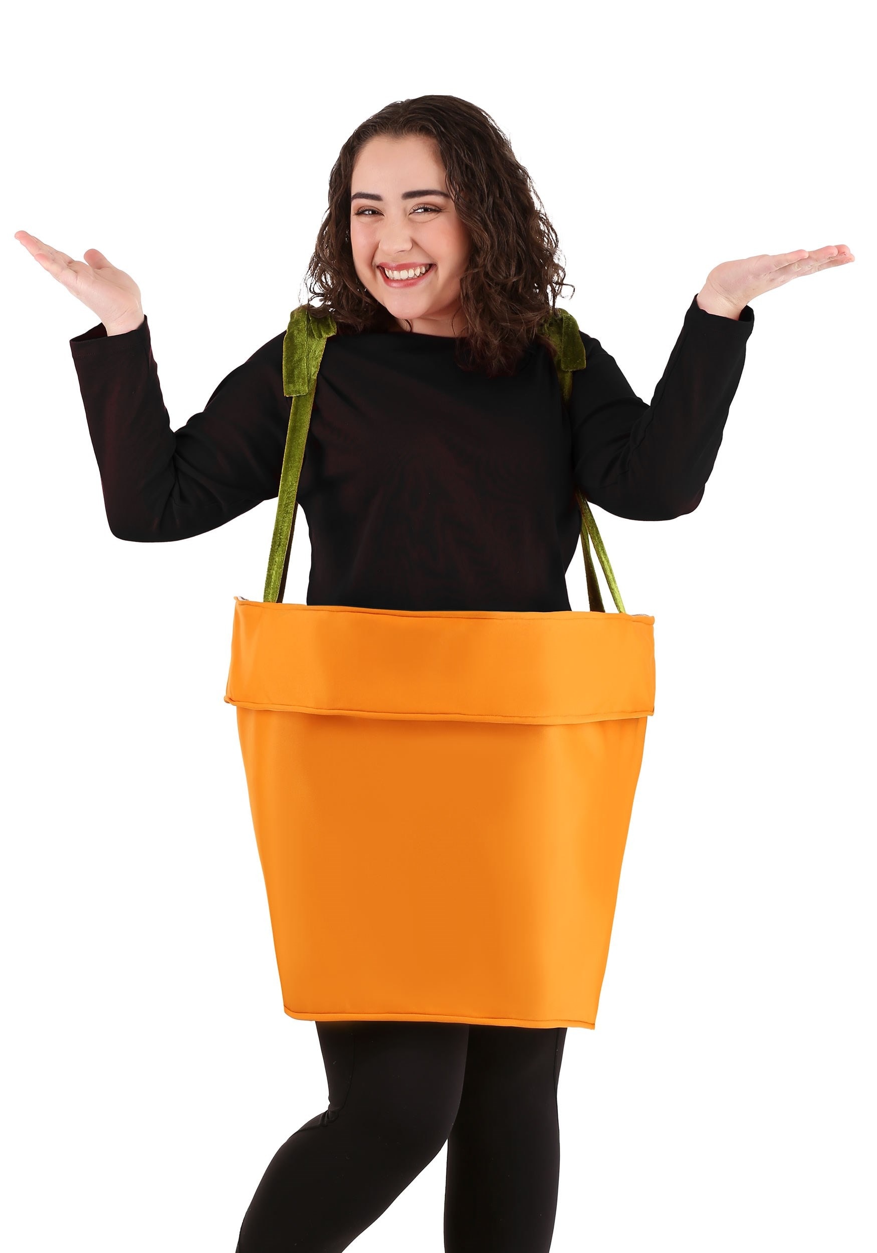 HalloweenCostumes.com FUN6888PL-PL FUN Costumes Flower Pot Plus Size Costume Plus