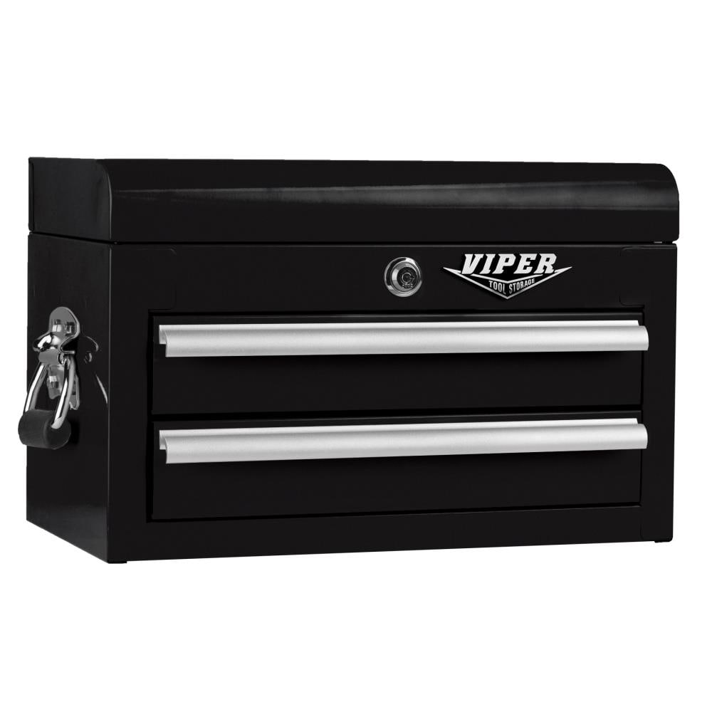 Viper Tool Storage 18-in W x 11.5-in H 2-Drawer Steel Tool Chest (Black) in  the Top Tool Chests department at