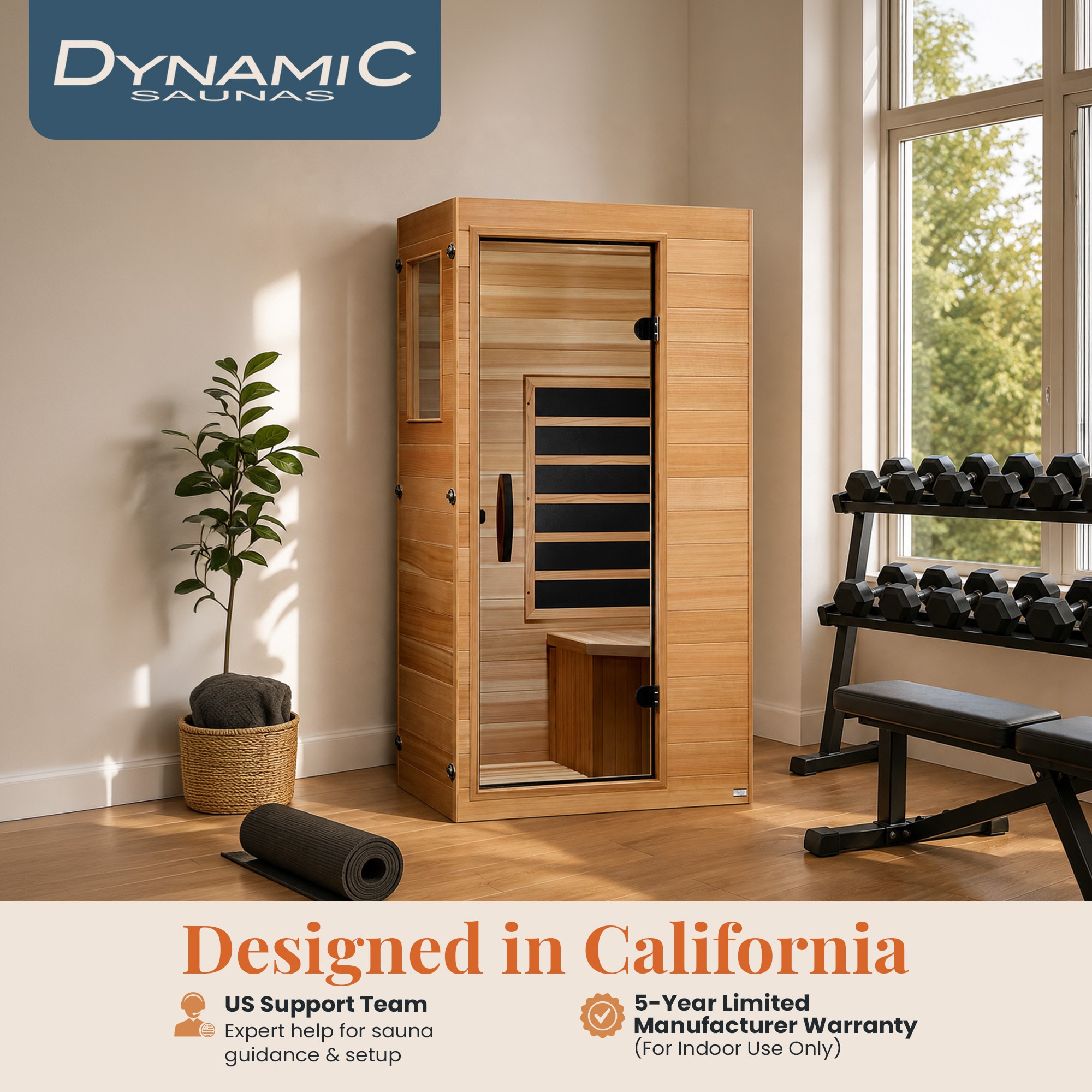 Dynamic Saunas DYN-1101-01 ELITE Indoor-Saunas - View #2