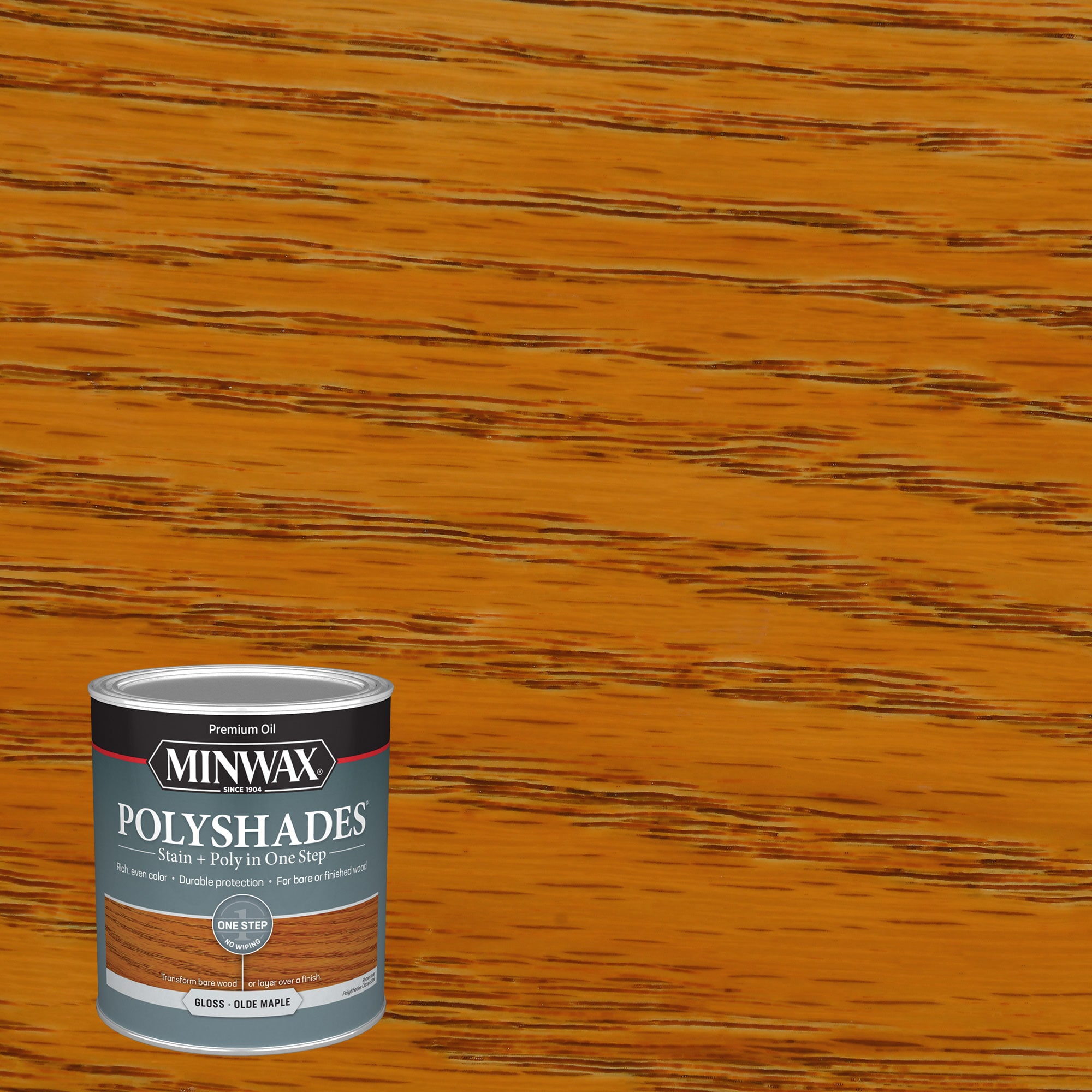 Minwax PolyShades Oil-based Olde Maple Semi-transparent Gloss Interior ...