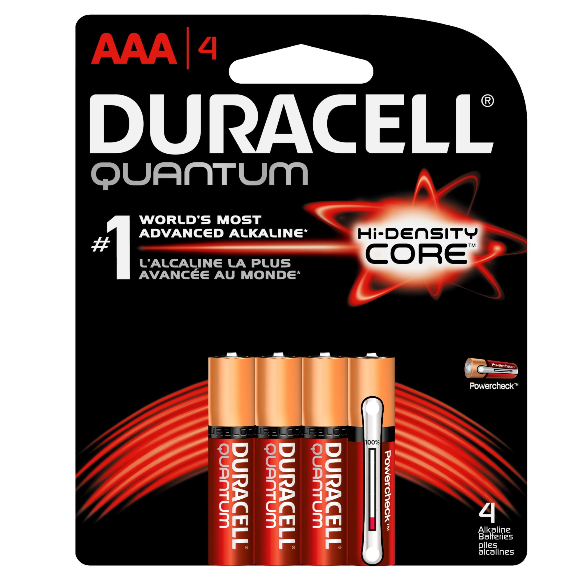 Duracell Quantum Alkaline AAA Batteries (4-Pack) at