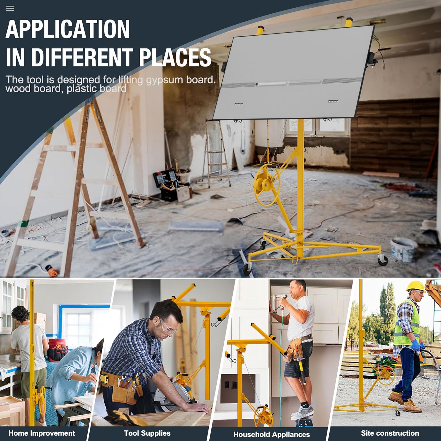 Qeetex LMY-PHO-14T9AUUN Drywall-Panel-Carriers - View #7