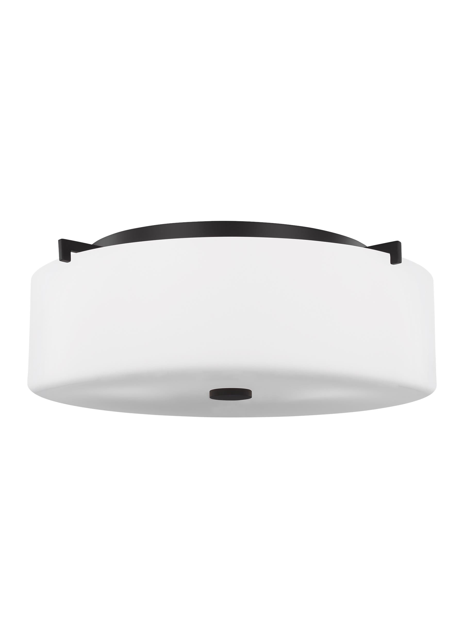 Generation Lighting FM312ORB Sunset Drive 3 -Light 16.0000-in Oil-rubbed Bronze Flush Mount Light