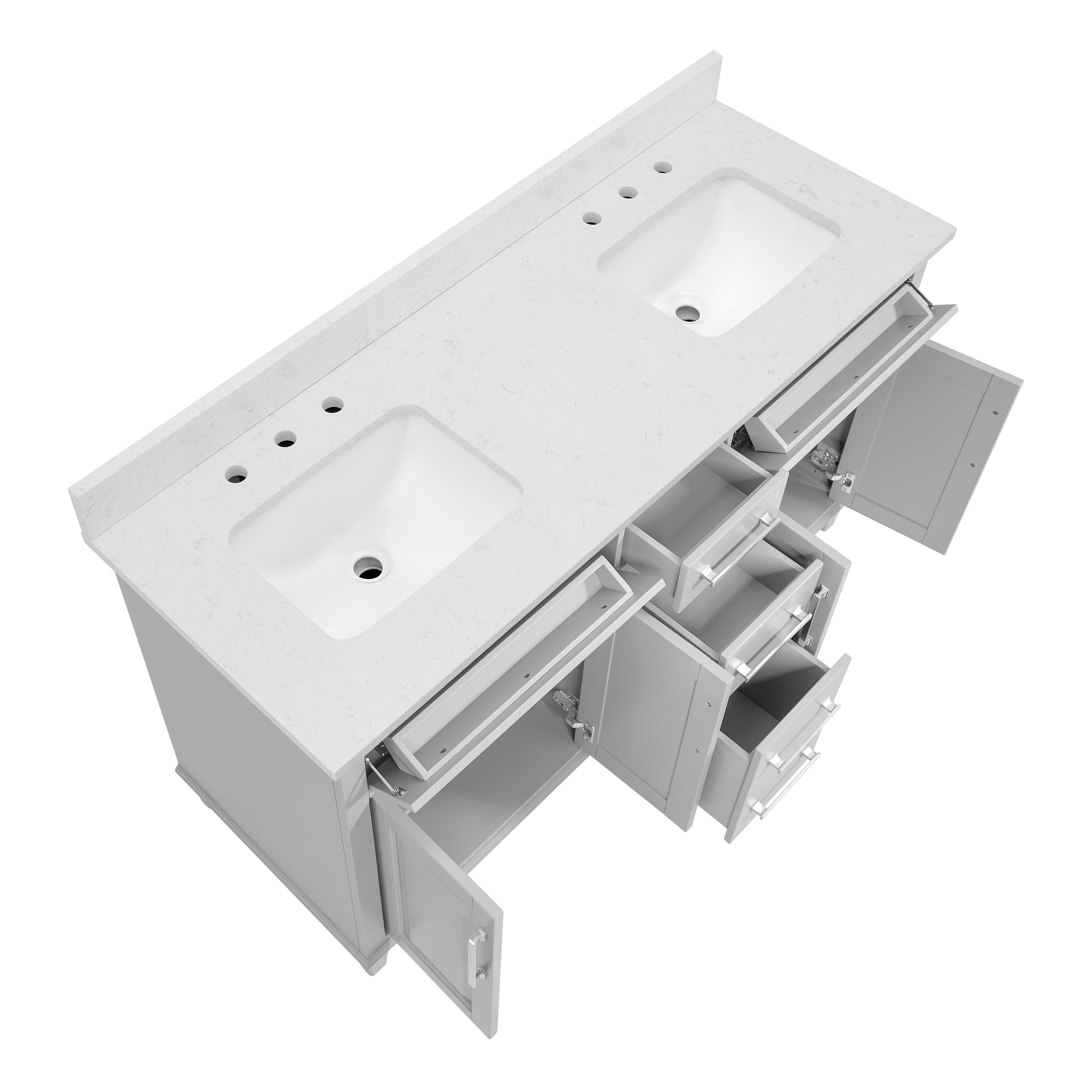 allen + roth 1789VA-60-242-925-UM Bath-Vanity-Combo - View #5