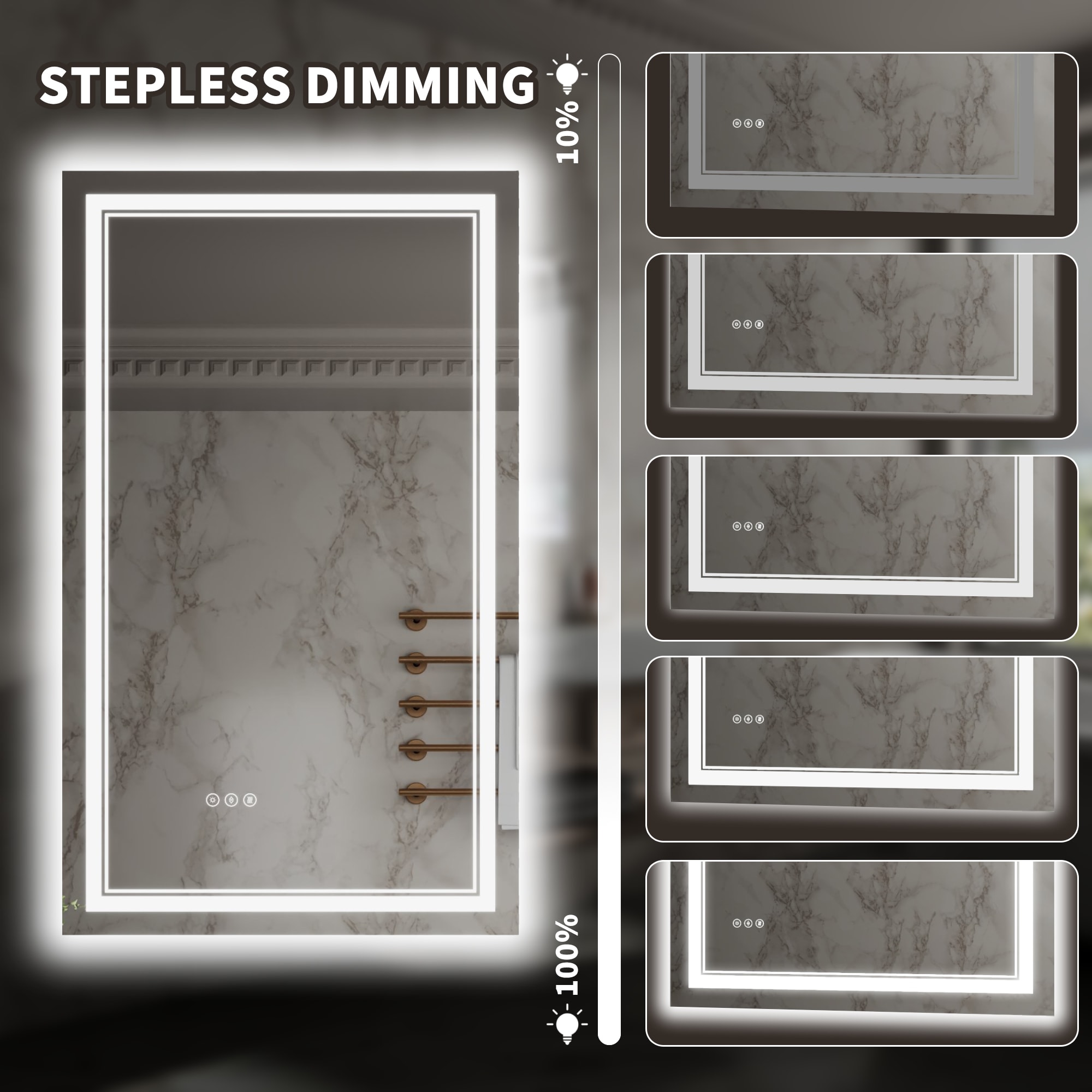 ExBrite TFBM2440 Framed-Bath-Mirrors - View #5