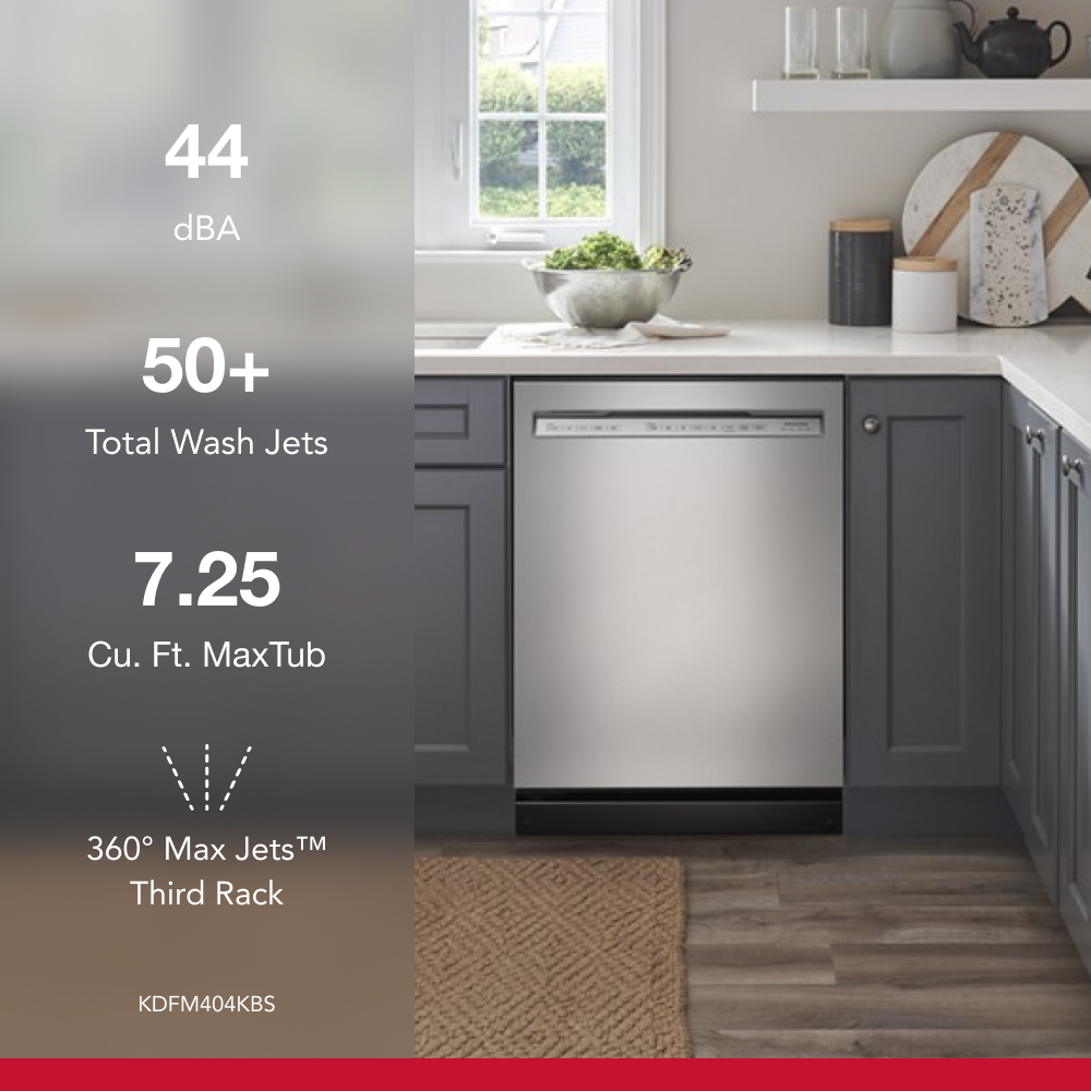 KitchenAid KDFM404KPS Builtin-Dish - View #6