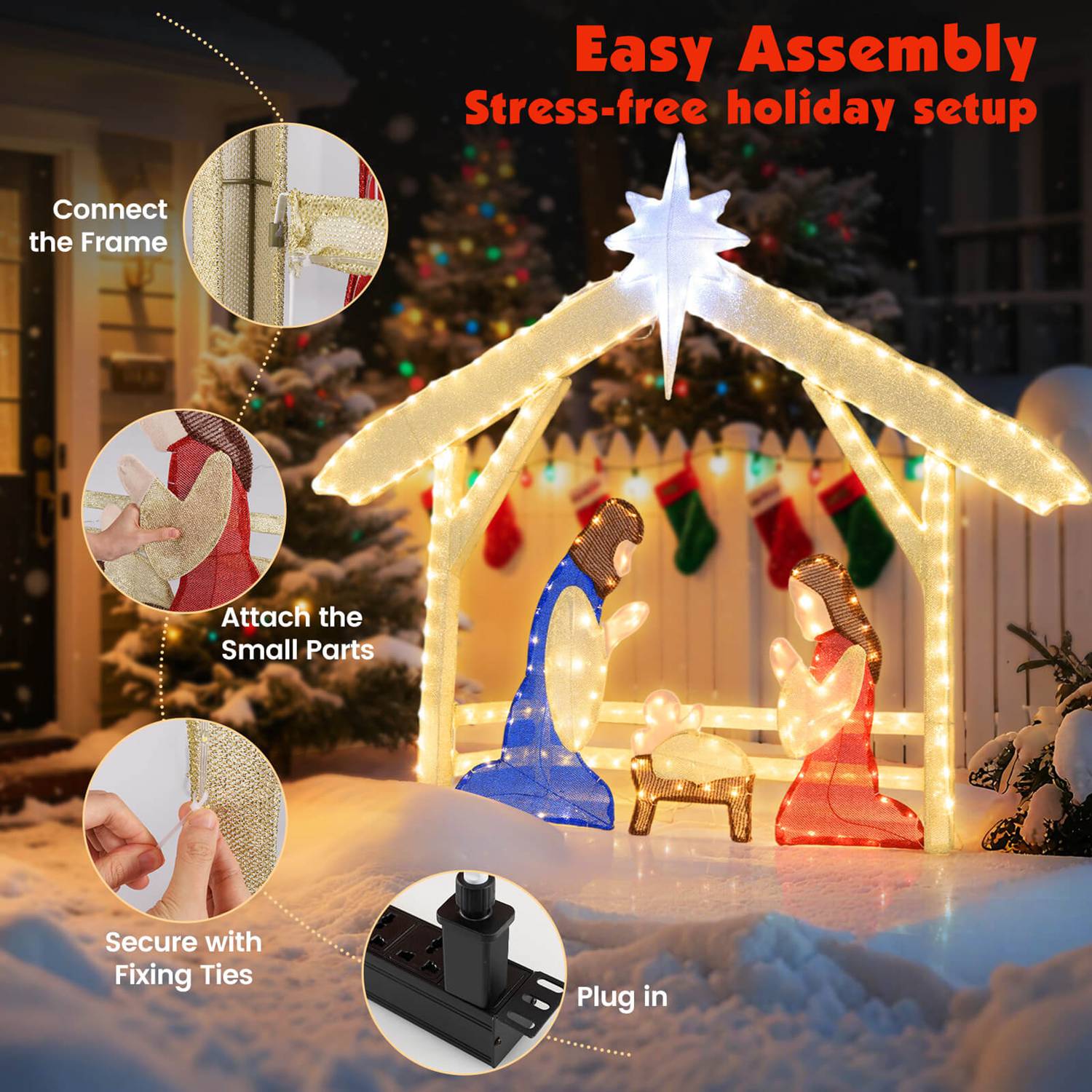 Costway CSHY001796 Christmas-Inflatables - View #9