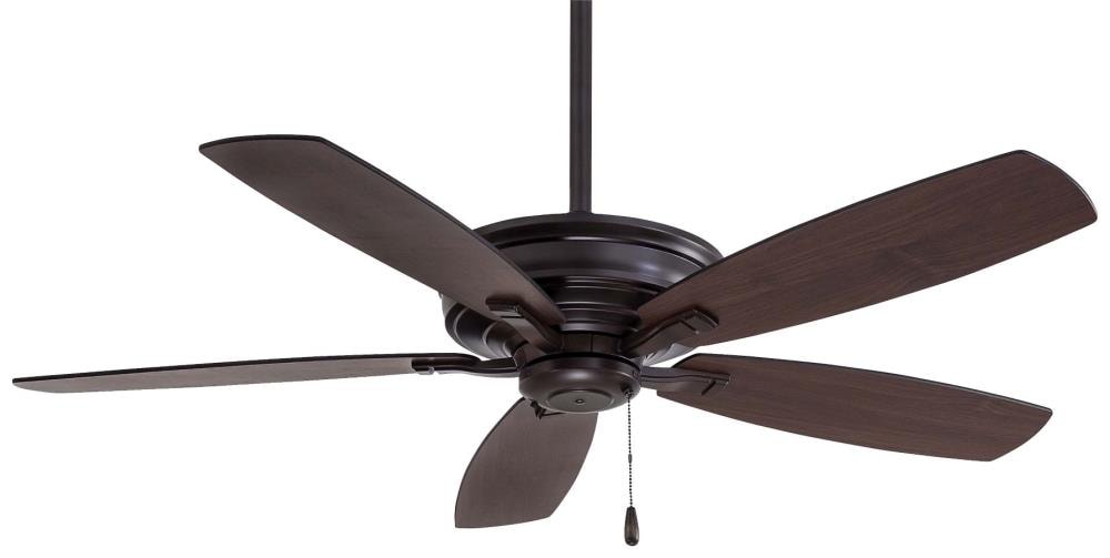 Minka Aire F695-KA Kafe 52-in Kocoa with Toned Medium Maple/Dark Maple Blades Ceiling Fan Without Light ( 5 -Blade )