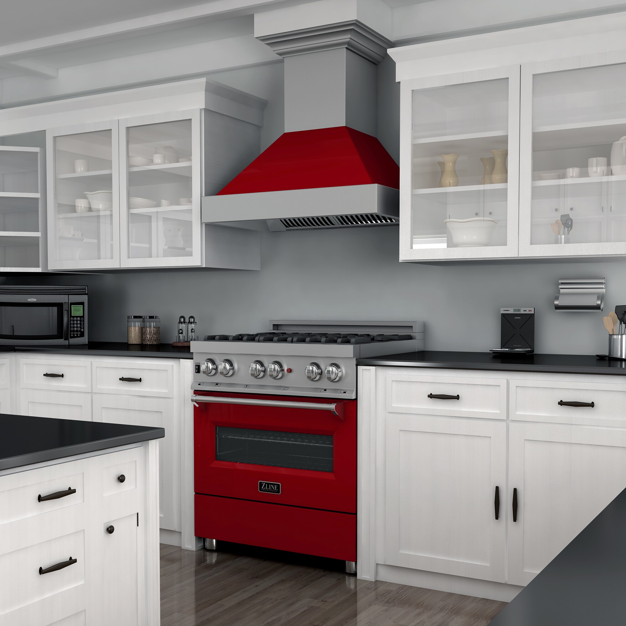 ZLINE KITCHEN & BATH RAS-RG-30 Dual-Fuel-Ranges - View #2